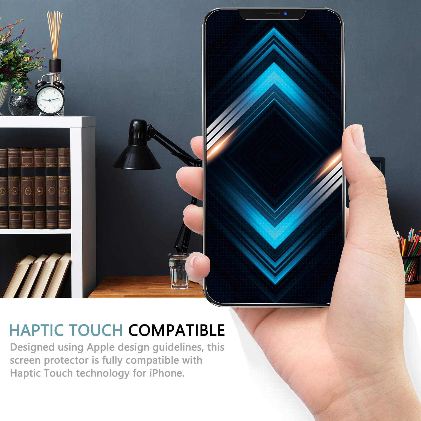 Sorlnern 3 Pack Privacy Screen Protector For Iphone 12/12 Pro Privacy Screen Protector, Anti Spy Tempered Glass Film, 9H Hardnes