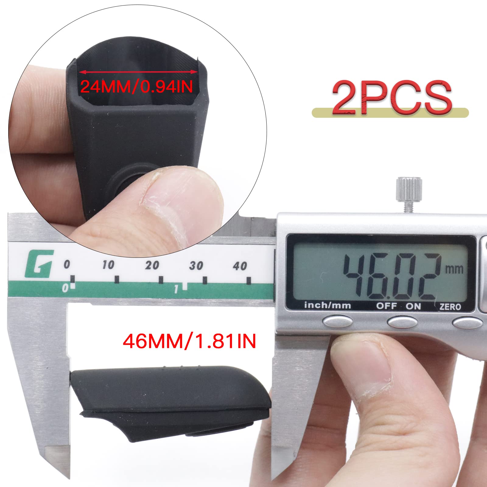 Cheerock 2Pcs Saxophone Mouthpiece Protector Cover Cap, Rubber Clarinet Mouthpiece Cap, Mouthpiece Protective Cap For Alto Saxop