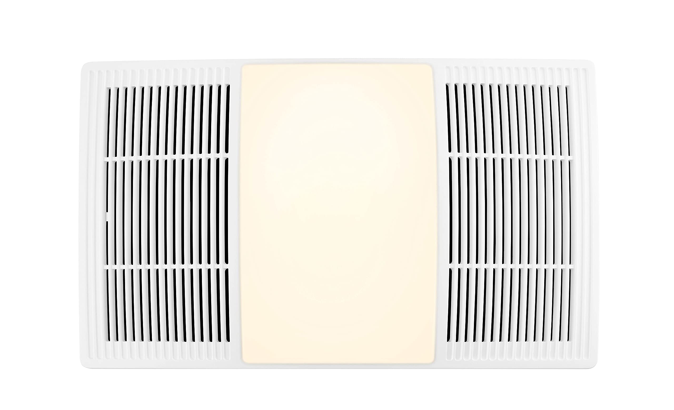 Broan Nutone Fg80Hbs Heater Ventilation Grille/Cover With Dimmable Led And Color Adjustable Cct Lighting, For Bathroom Fans, 80