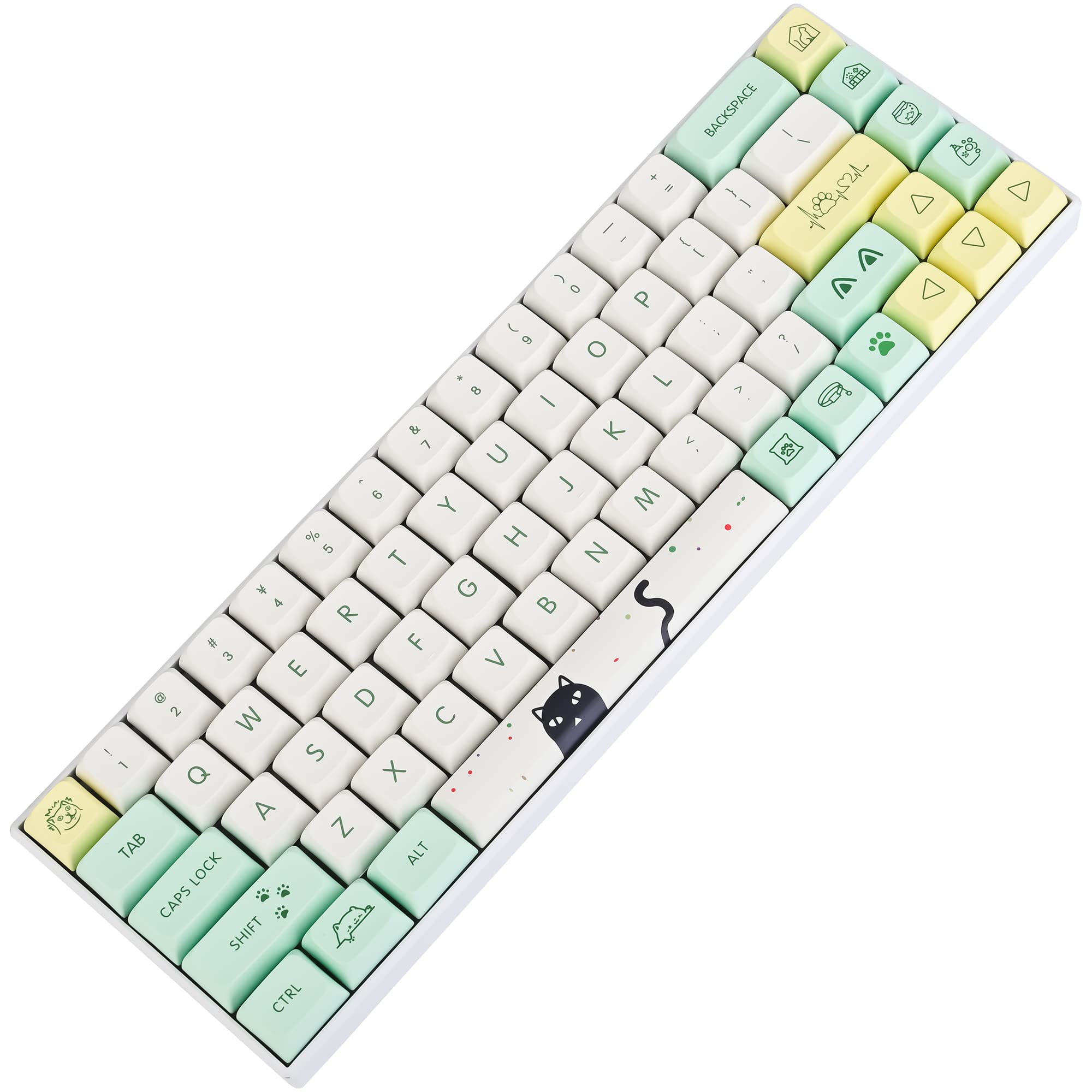 Weird Cat Pbt Custom Keycaps