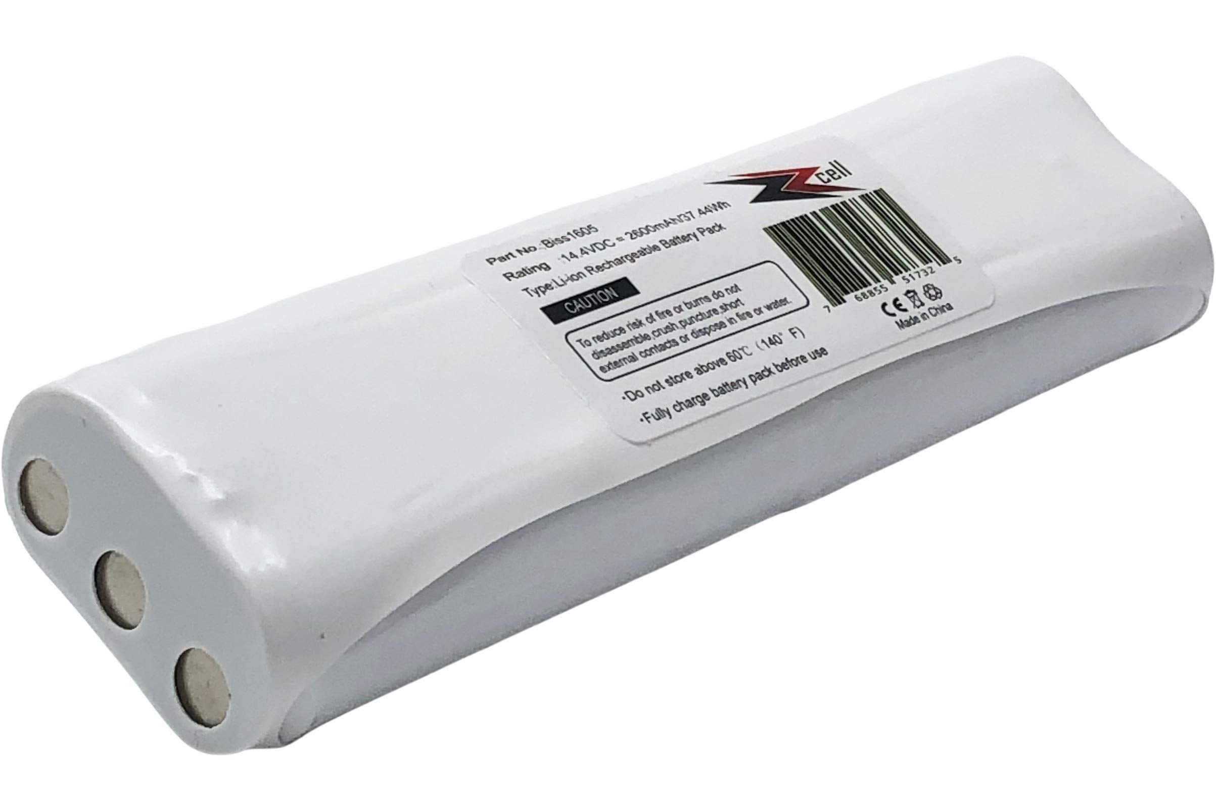 Zzcell� Battery Replacement For Bissell Smartclean 1607381 Digipro Robotic Vacuum 1605, 16052, 16058, 16059, 1605A, 1605C, 1605R, 1605W, 19745, 2142, 4Icr19/65