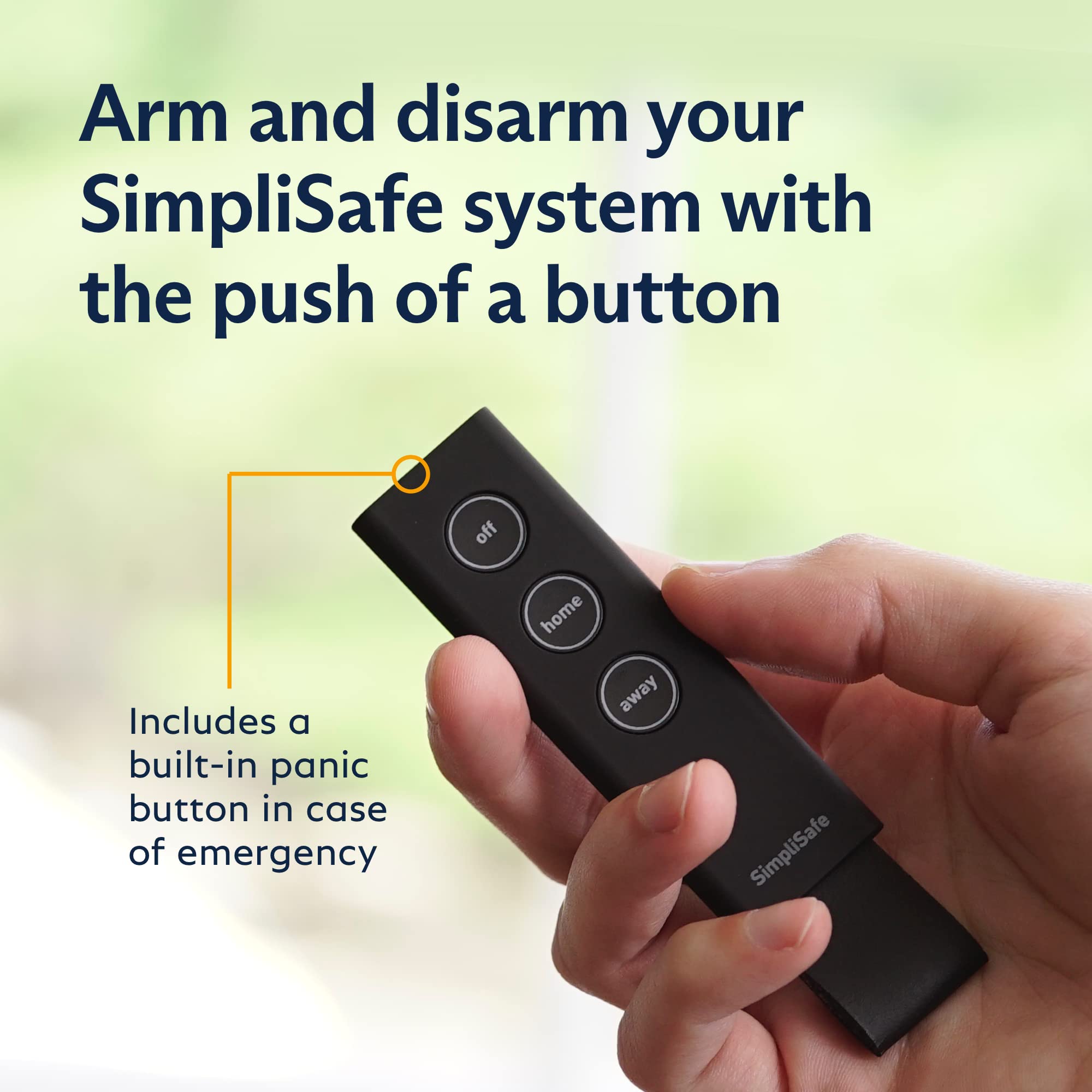 Simplisafe Keyfob   Arm And Disarm Remotely   Built In Panic Button   Compatible With Simplisafe Home Security System   Latest Gen