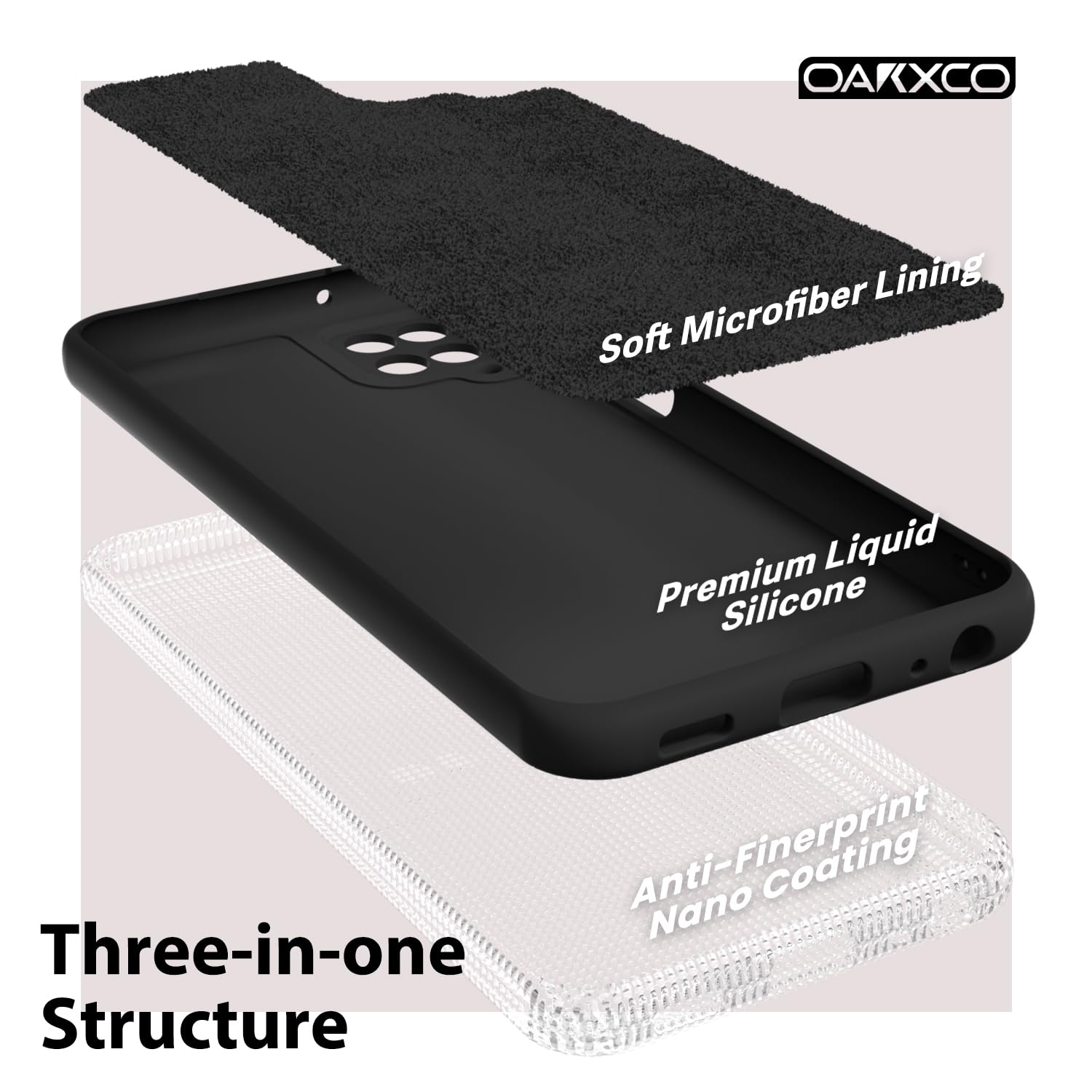 Oakxco For Samsung Galaxy A12 Phone Case Liquid Silicone Grip Bumper, Cute Thin Slim Soft Rubber Tpu Plain Smooth Gel Cover For