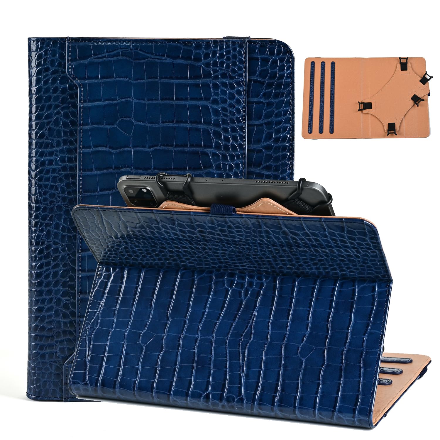 Pharri 10.1 Inch Tablet Case, Universal 360 Degree Rotating Case 9.7'' 10.1'' 11'' Tablet, Universal Tablet Case Protective Cove