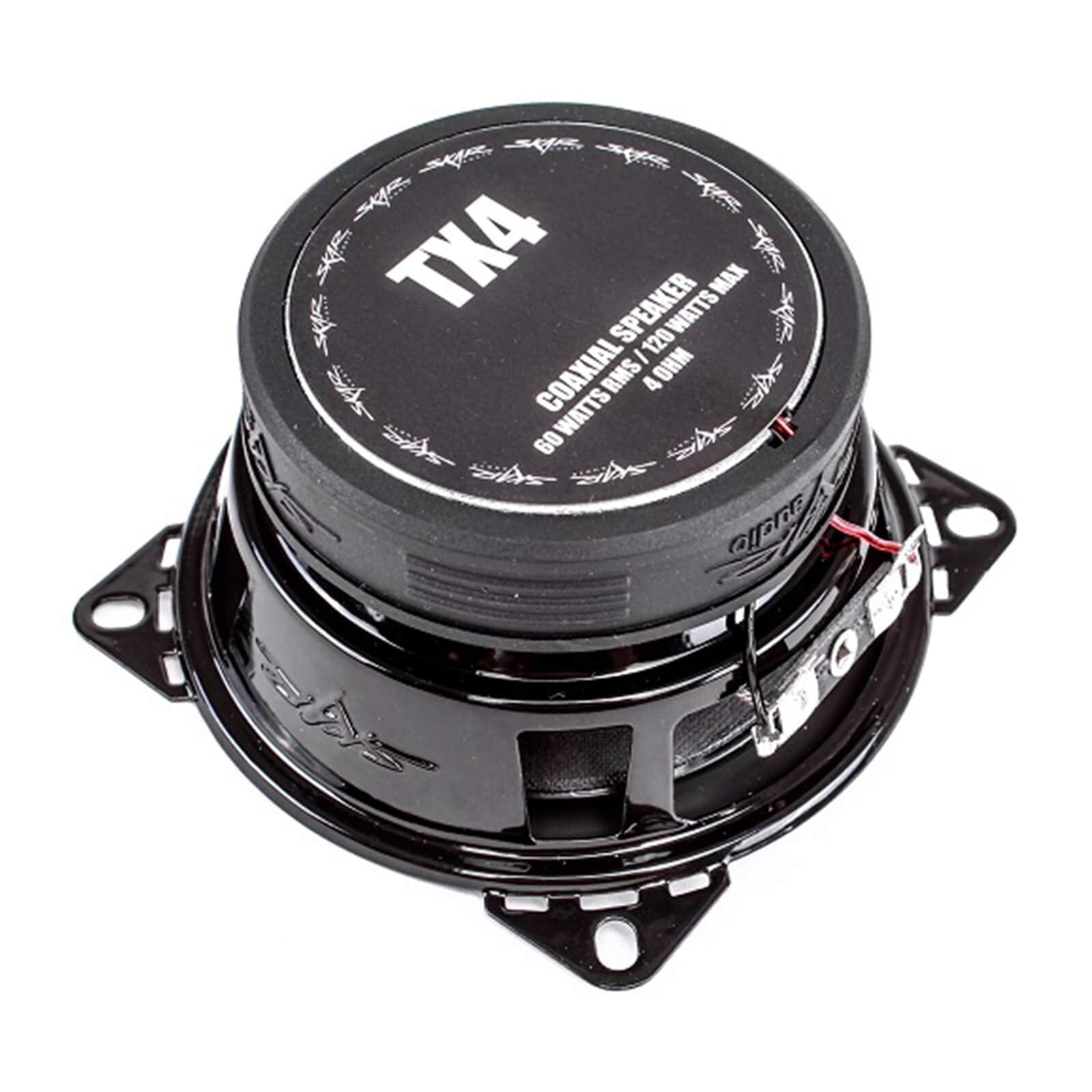 Skar Audio Tx4 4' 120W 2 Way Elite Coaxial Car Speakers, Pair