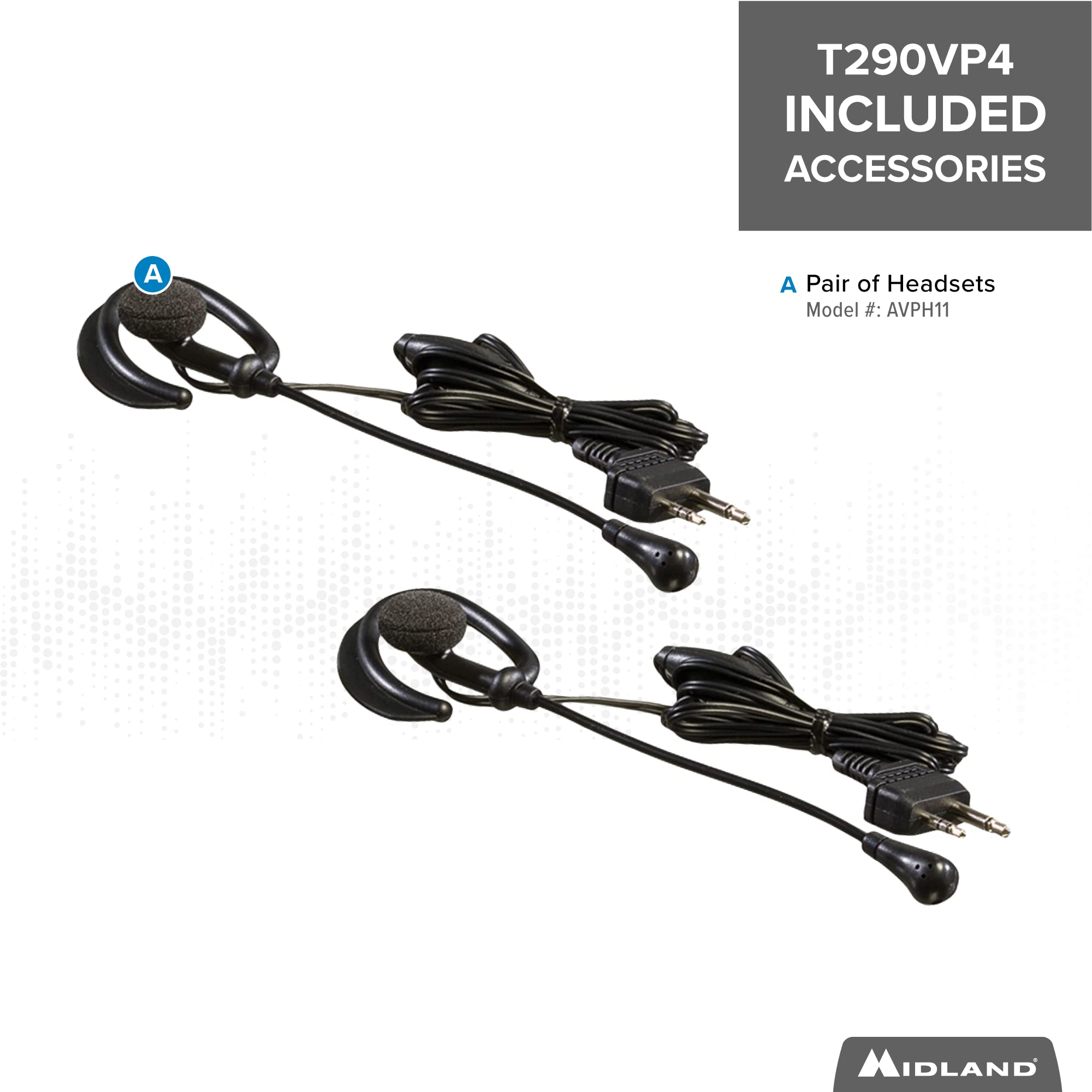 Midland T290Vp4 High Powered Gmrs Two Way Radios | Long Range Communication With 36 Channels & 121 Privacy Codes | Durable, Water Resistant Design For Outdoor Adventures