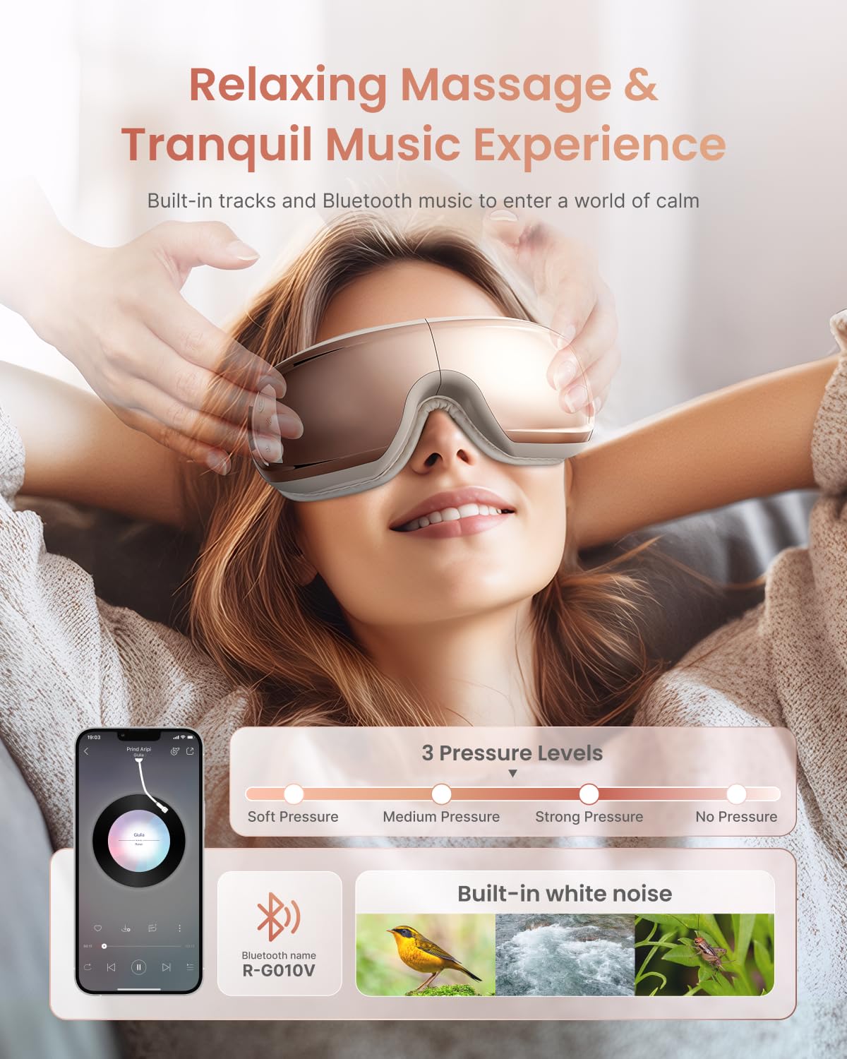 Renpho Eye Massager With Heat And Cooling, Birthday Valentine'S Day Gifts For Women, Eyeris 3 Ros   Eye Massager Fsa Hsa, Eye Sl