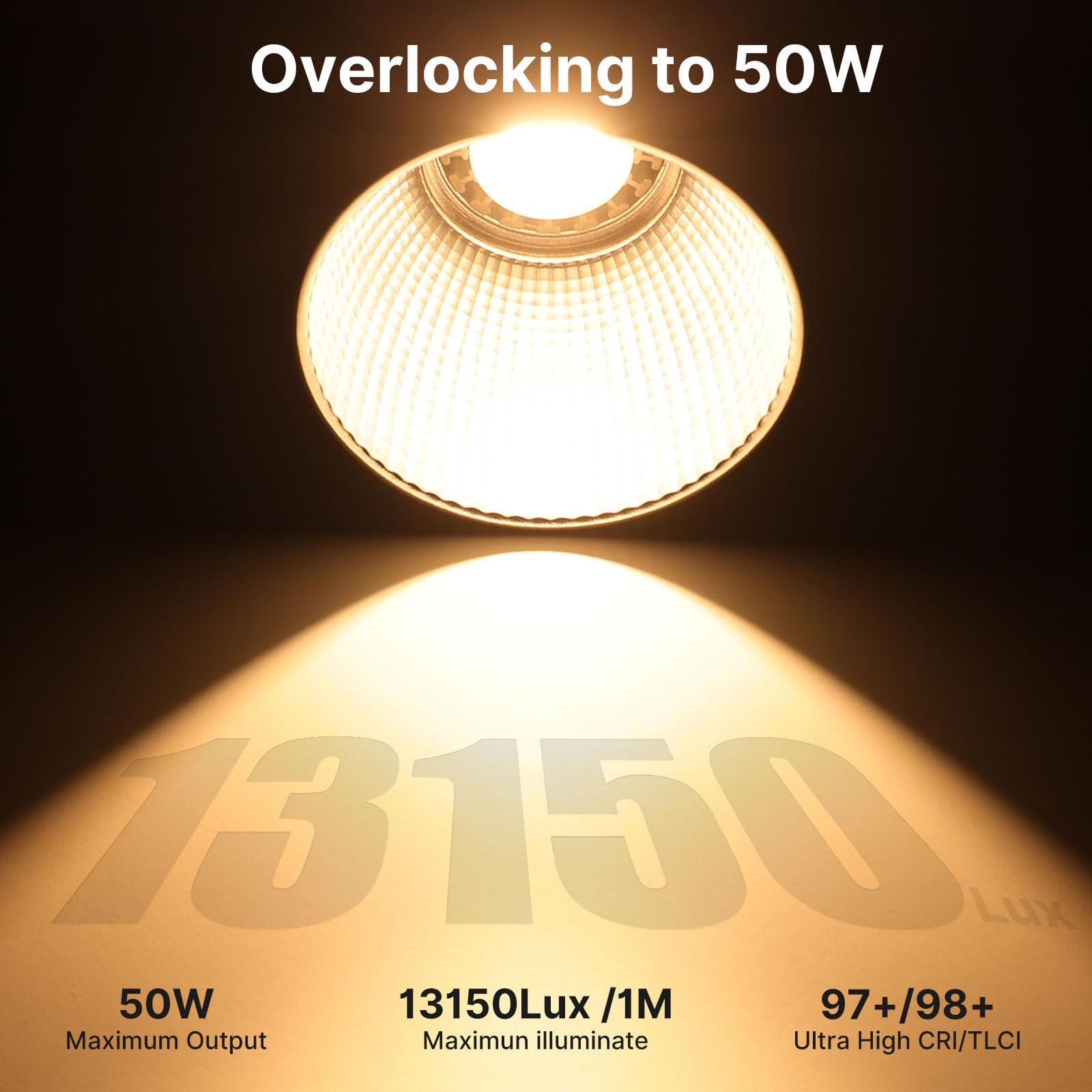 Ulanzi L023 40W Pro Led Video Light W Built In 3400Mah Battery & Pd Fast Charging, Portable Overlock 50W Cob Light, Handheld Bic