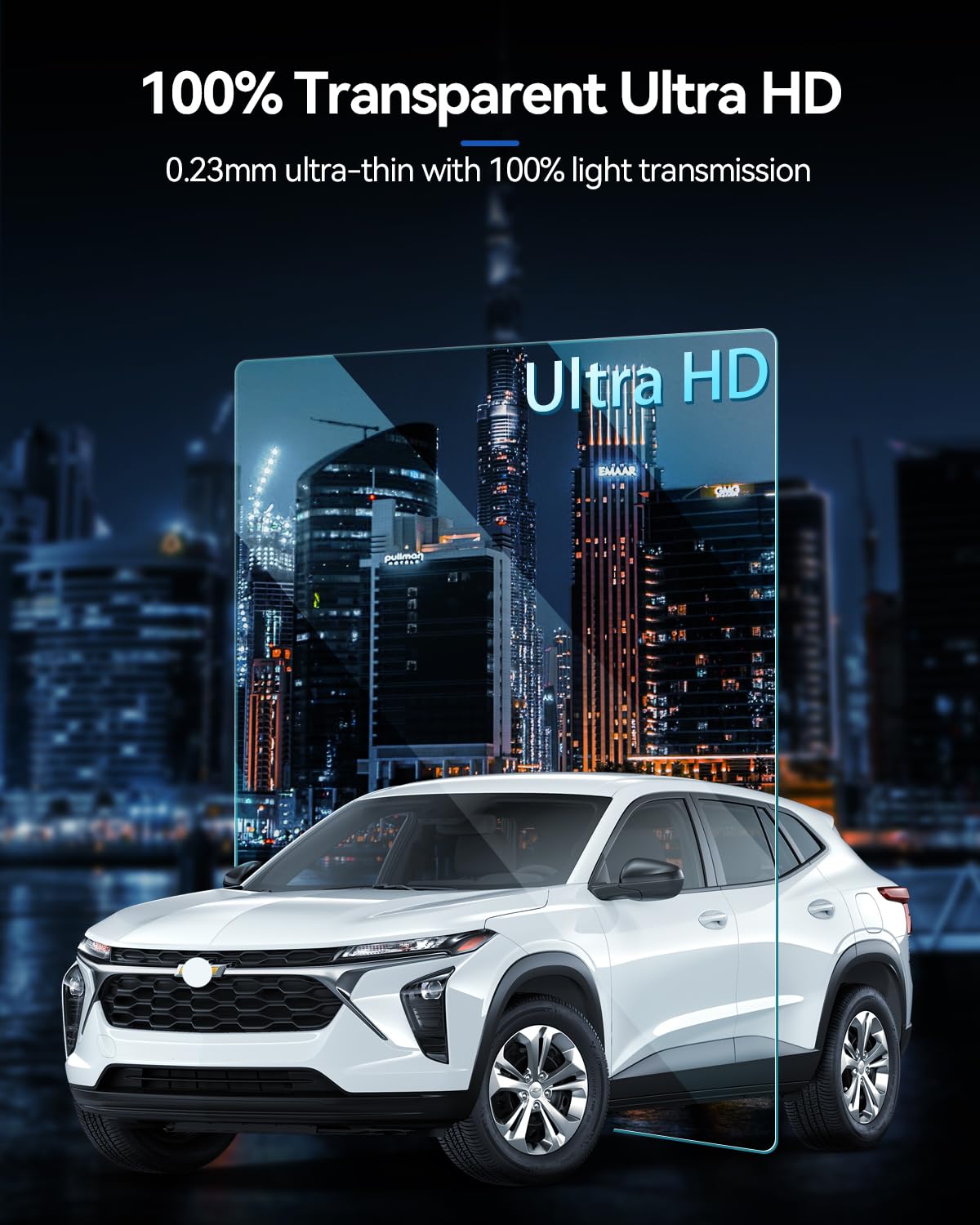 Lantu 2 Pack Trax Screen Protector For 2024 Chevrolet Trax Ls/1Rs Accessories 8'' Nano Navigation Protector Film For Chevy Trax