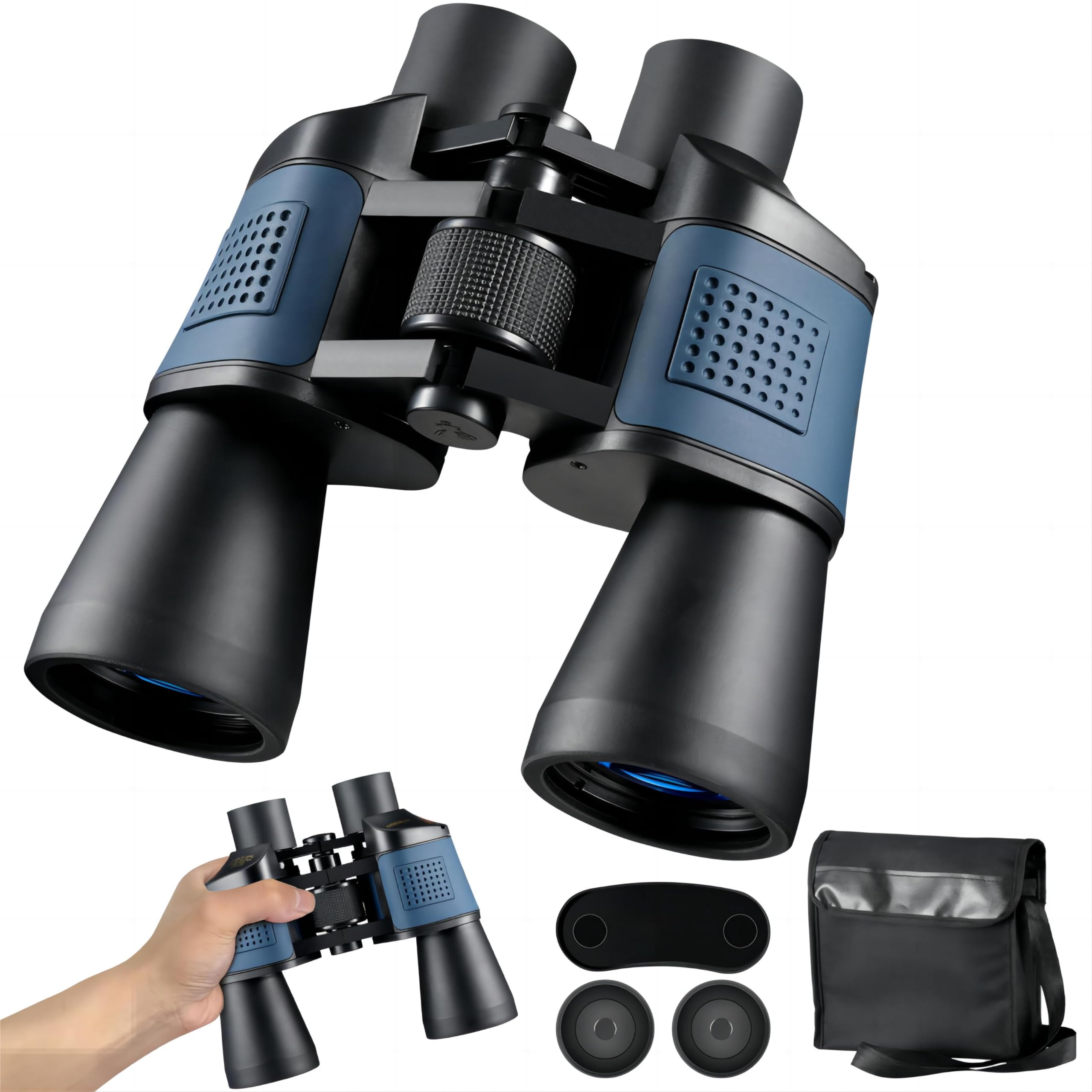 Binoculars For Adults 20X50,80 * 80 High Power Binoculars For Adults With Low Light Night Vision, Compact Waterproof Binoculars