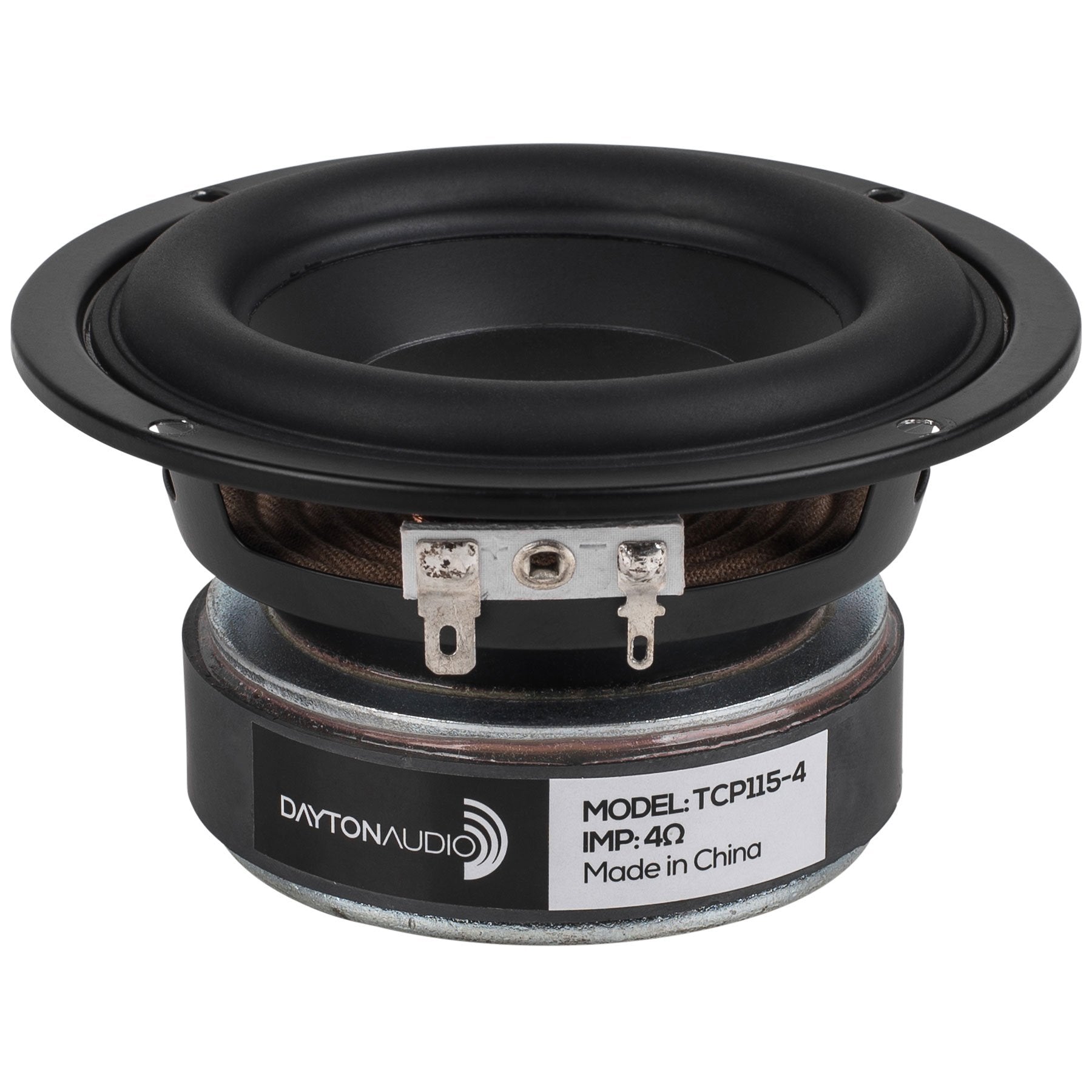 Dayton Audio TCP115-4 4 Treated Paper Cone Midbass Woofer 4 Ohm