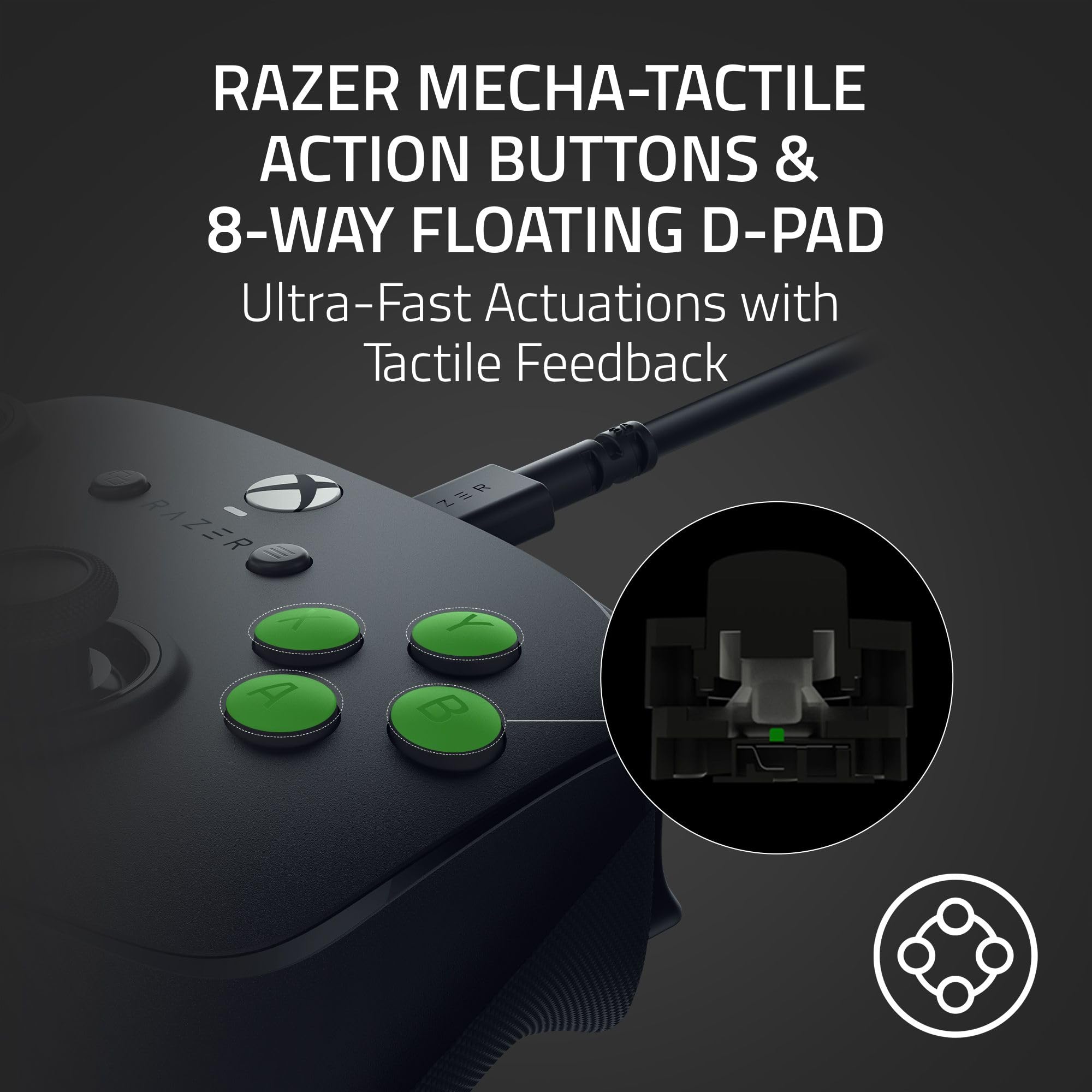 Razer Wolverine V3 Tournament Edition Xbox/Pc, 6 Remappable Buttons To Outplay Them All, 1000Hz Polling Rate For Competitive Pla