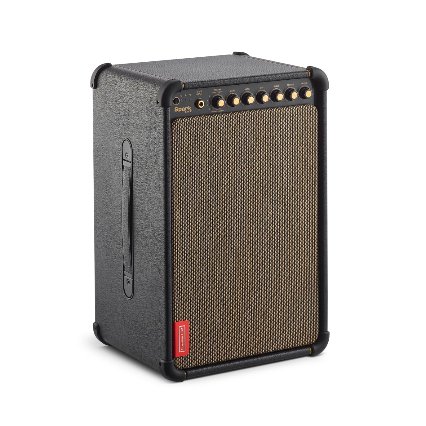 Positive Grid Spark Live Smart Guitar Amp, Multi Channel Pa System & Bluetooth Speaker All In One For Guitar, Bass, Vocals, Keyb