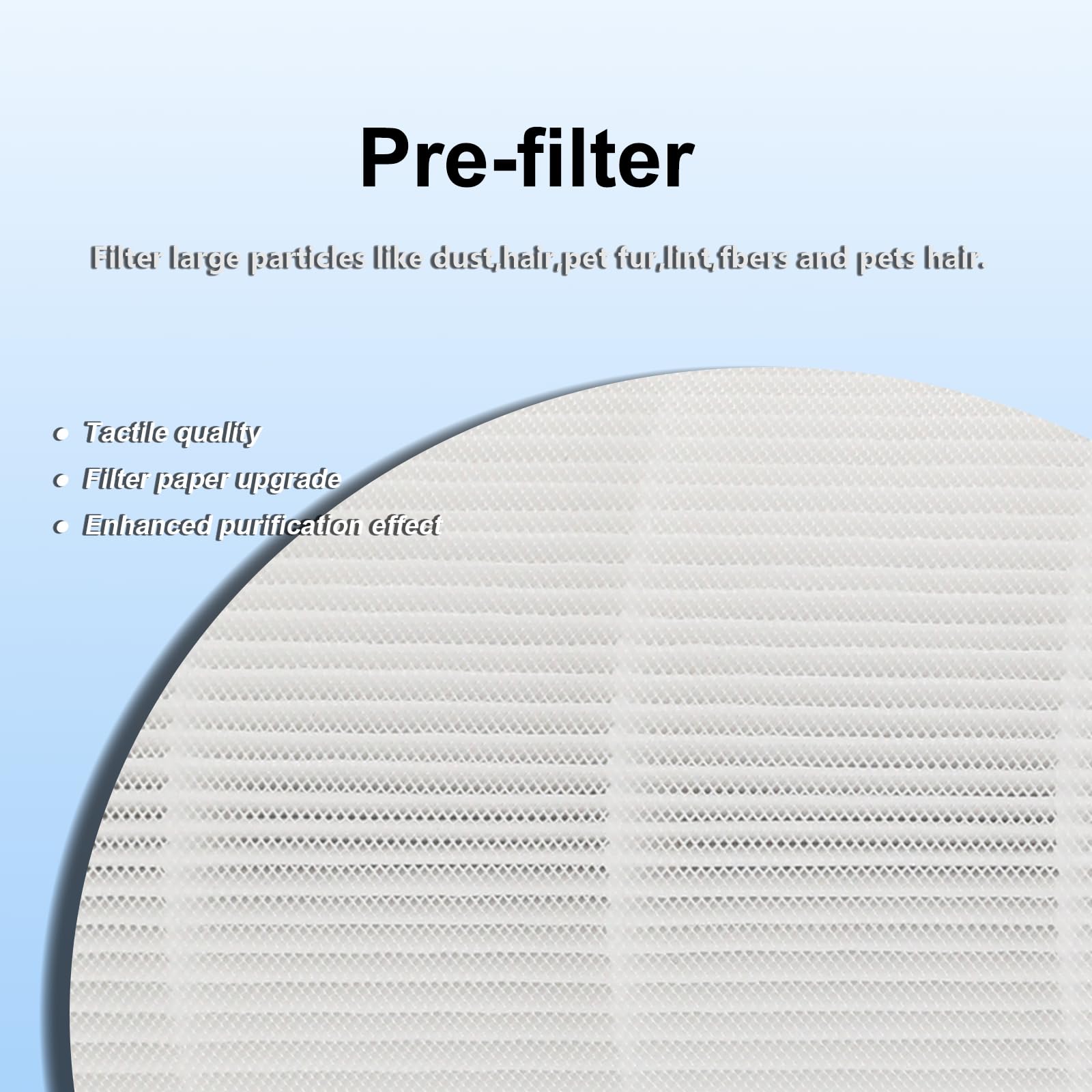 Wocase Ap T45 Filter Replacement,True Hepa Filter Compatible With Homedics Total Clean 5 In 1 Air Cleaner Purifier Ap T40,Ap T40