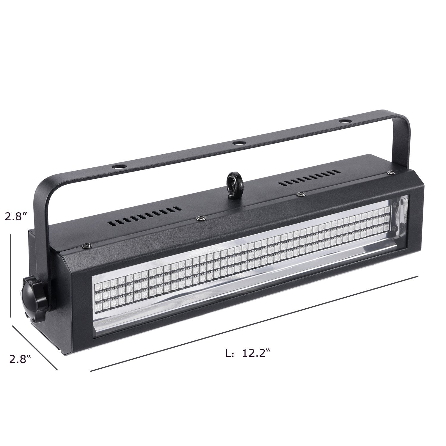 Mfl. S100 Strobe Light 132 Led Rgb Stage Lighting Strobe Blinder And Wash Light Dj Disco Lights Sound Activated Modes Dmx Contro