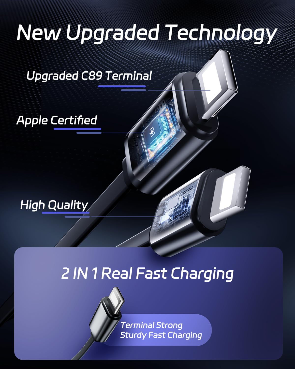 Dreambee Retractable Car Charger,Super Fast Usb Car Iphone Charger,Dual Iphone Retractable Cables (31.5 Inch) And 2 Usb Ports Ca