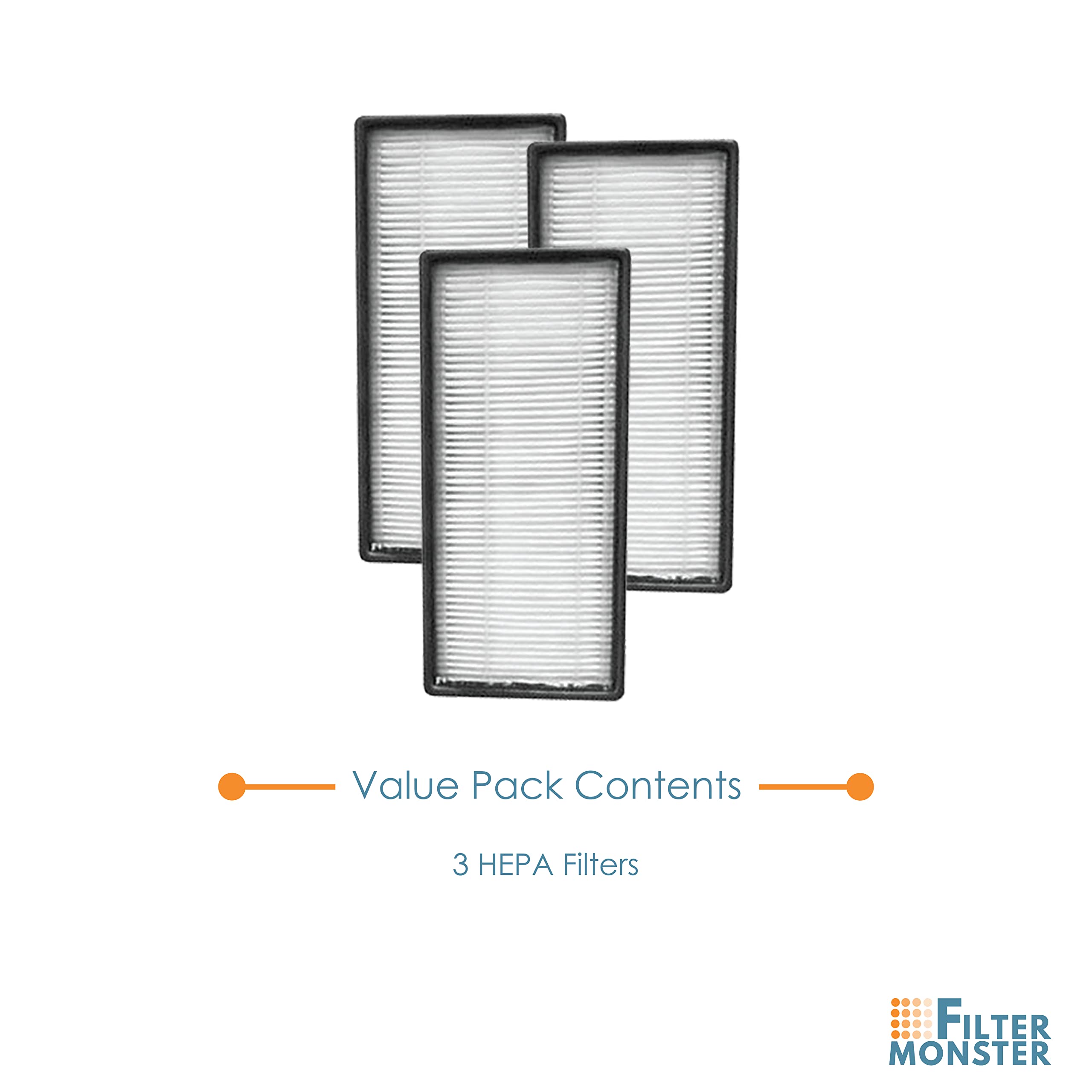 Filter Monster.Com True Hepa Replacement Filter Compatible With Honeywell Hrf C3 Air Purifier Filter C For Models 16200, Hht 011