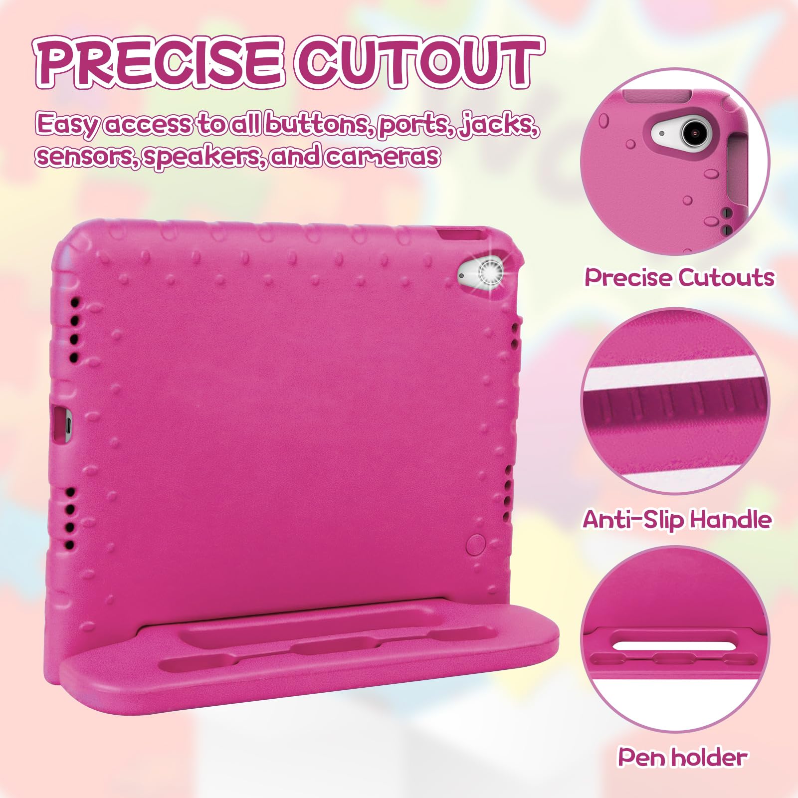 Billisgova New Kids Case For Ipad 10Th Generation 10.9 Inch 2022 Super Protection Ipad 10Th Gen Case With Pencil Holder And Prac