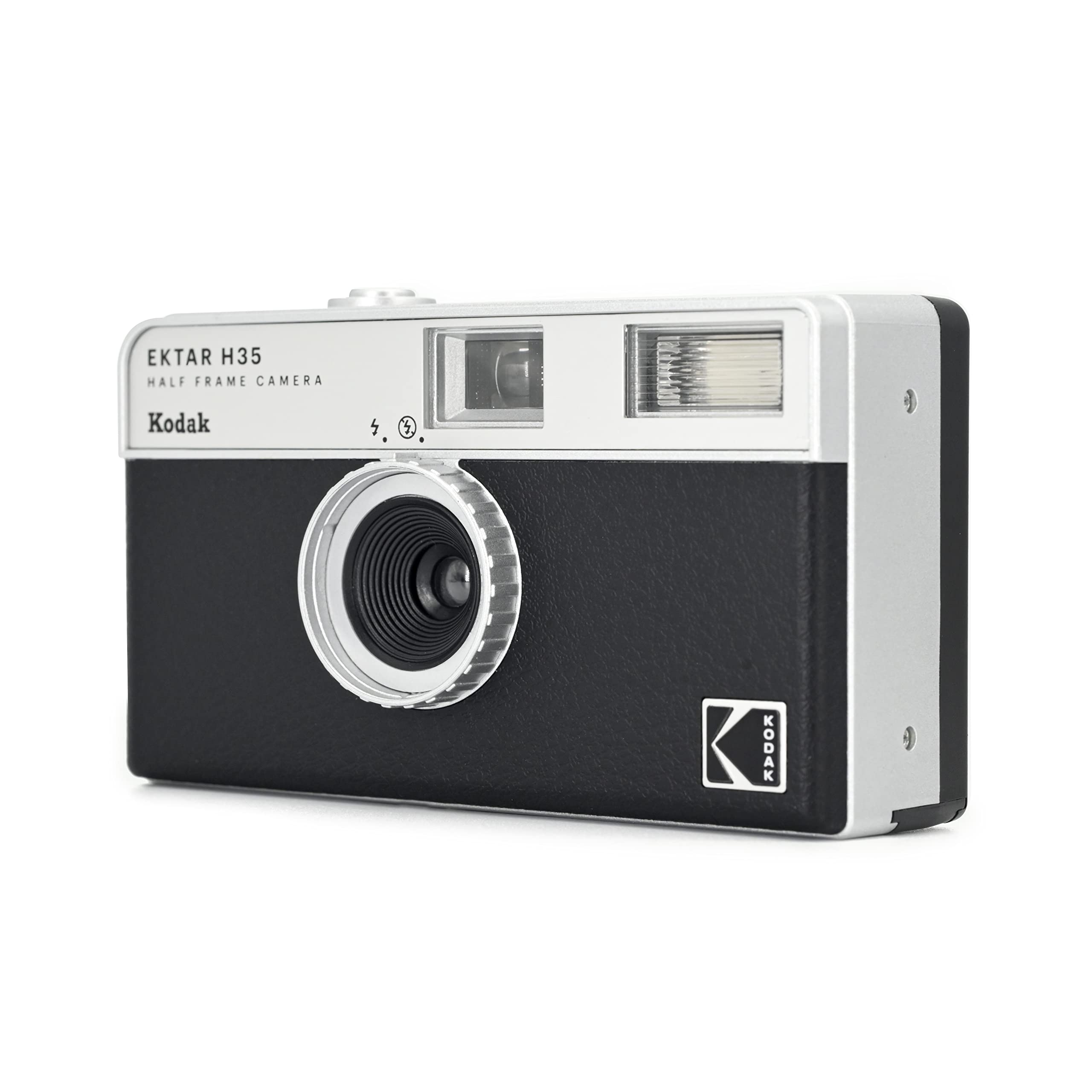 Kodak Ektar H35 Half Frame Film Camera, 35Mm, Reusable, Focus-Free, Lightweight, Easy-To-Use (Black) (Film & Aaa Battery Are Not