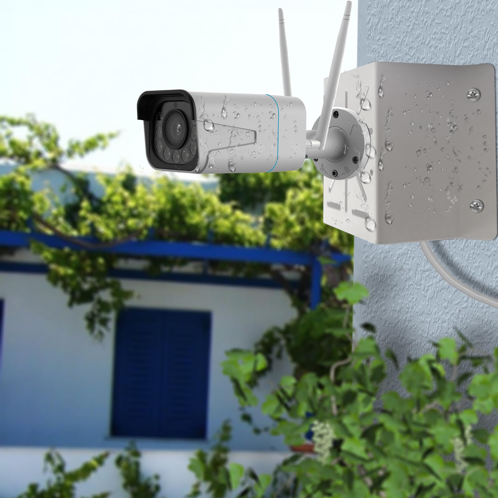 Witi Universal Corner Mount For Security Camera, Solid Metal Mounting Corner Bracket For Wall Mount Corner, Suitable For Cctv Ca