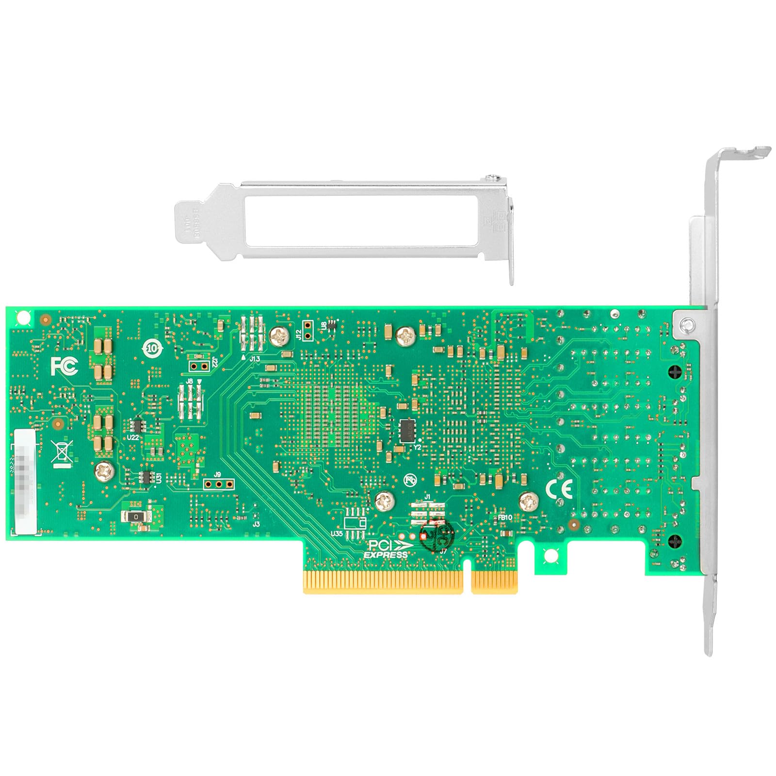 Vogzone For Intel 10Gb Pci Express* V3.0. 8Gt/S X8 Ethernet Converged Network Adapter, 10 Gigabit Ethernet Server Nic 4X Rj45 Po