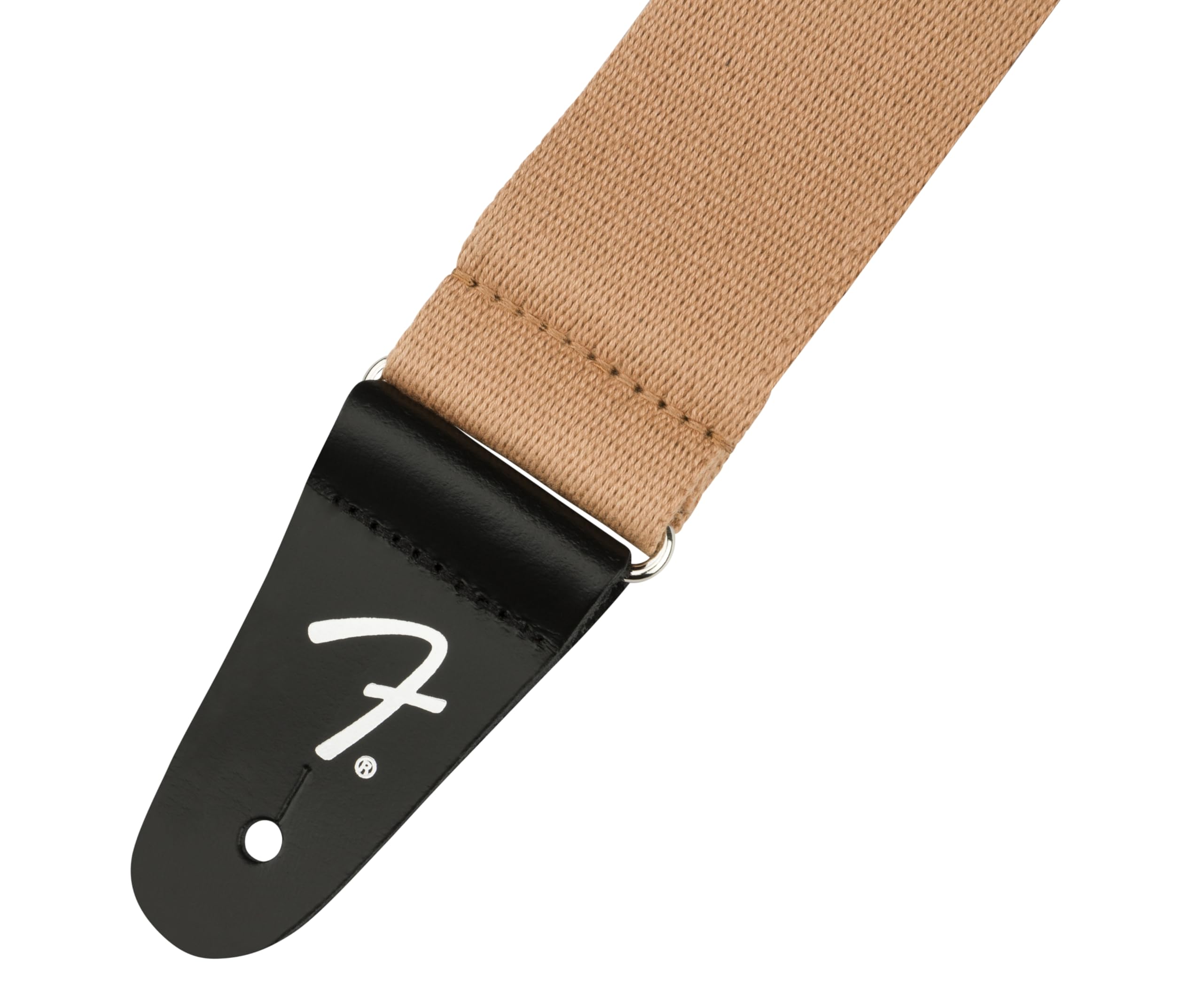 Fender Supersoft Series Guitar Strap, Adjustable From 34 To 58, Leather Ends, Toffee