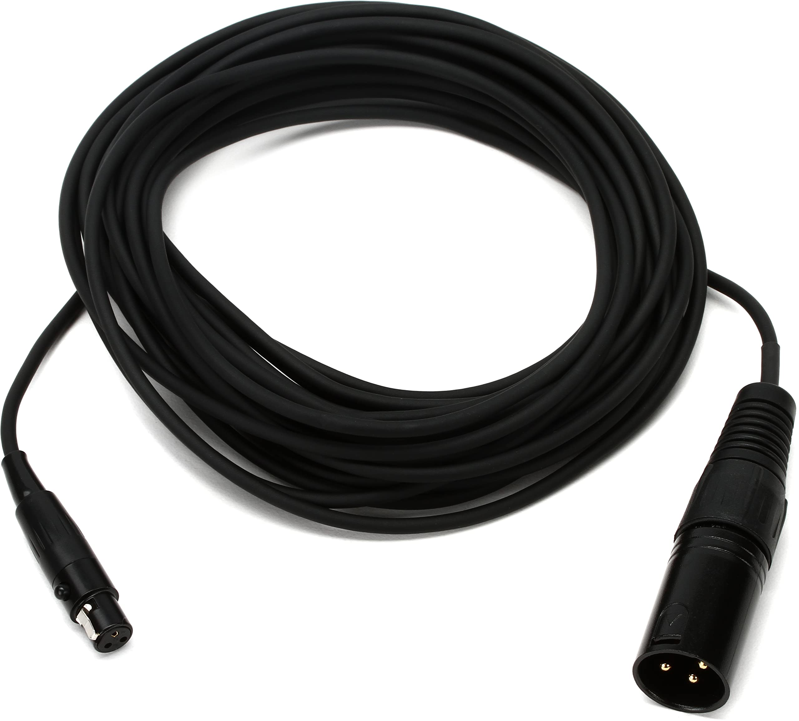 Audix Cblm25 Mini Xlr Female To Xlr Male Cable For Audix Micros Series Microphones, 25 Foot   Black