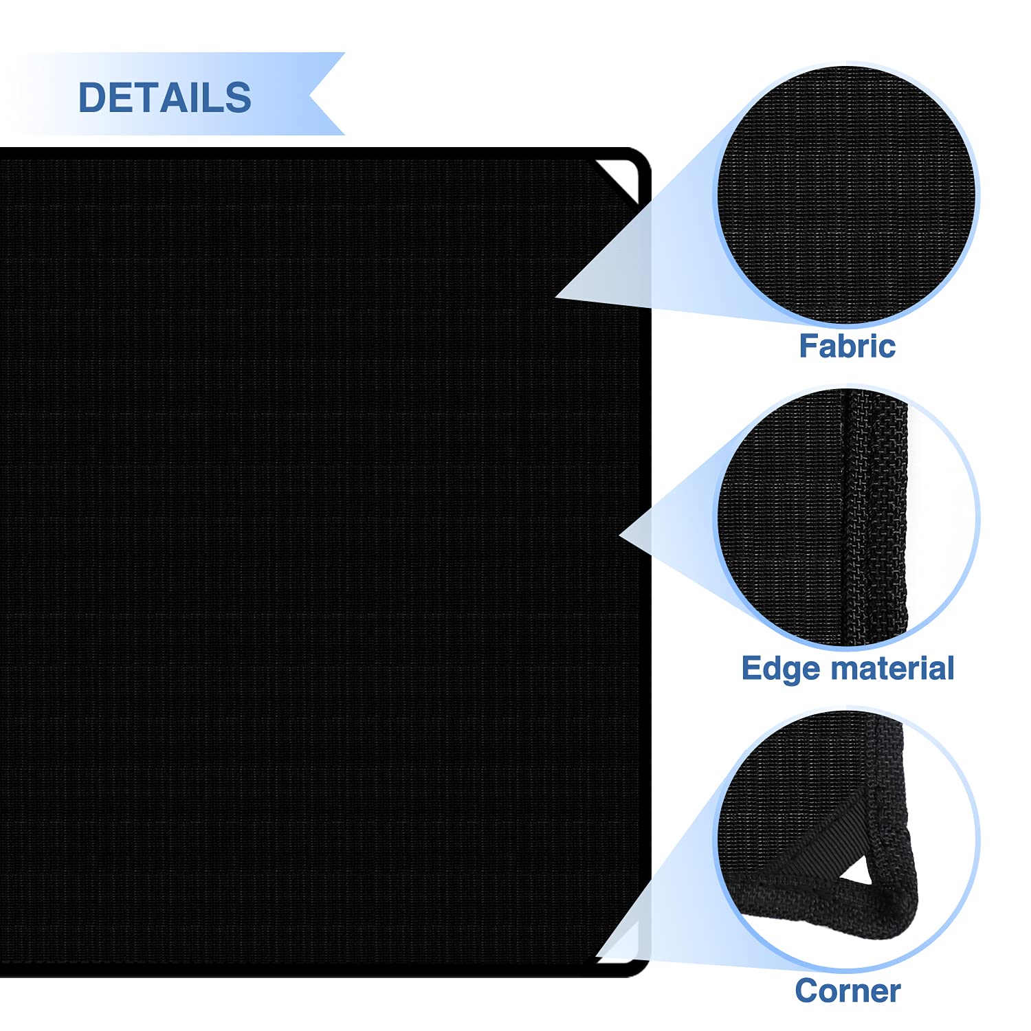 E&K 32''X32'' Waterproof Outdoor Ac Unit Cover Air Conditioner Compressor Winter Top Cover For Outside With Bungee Cords Protect