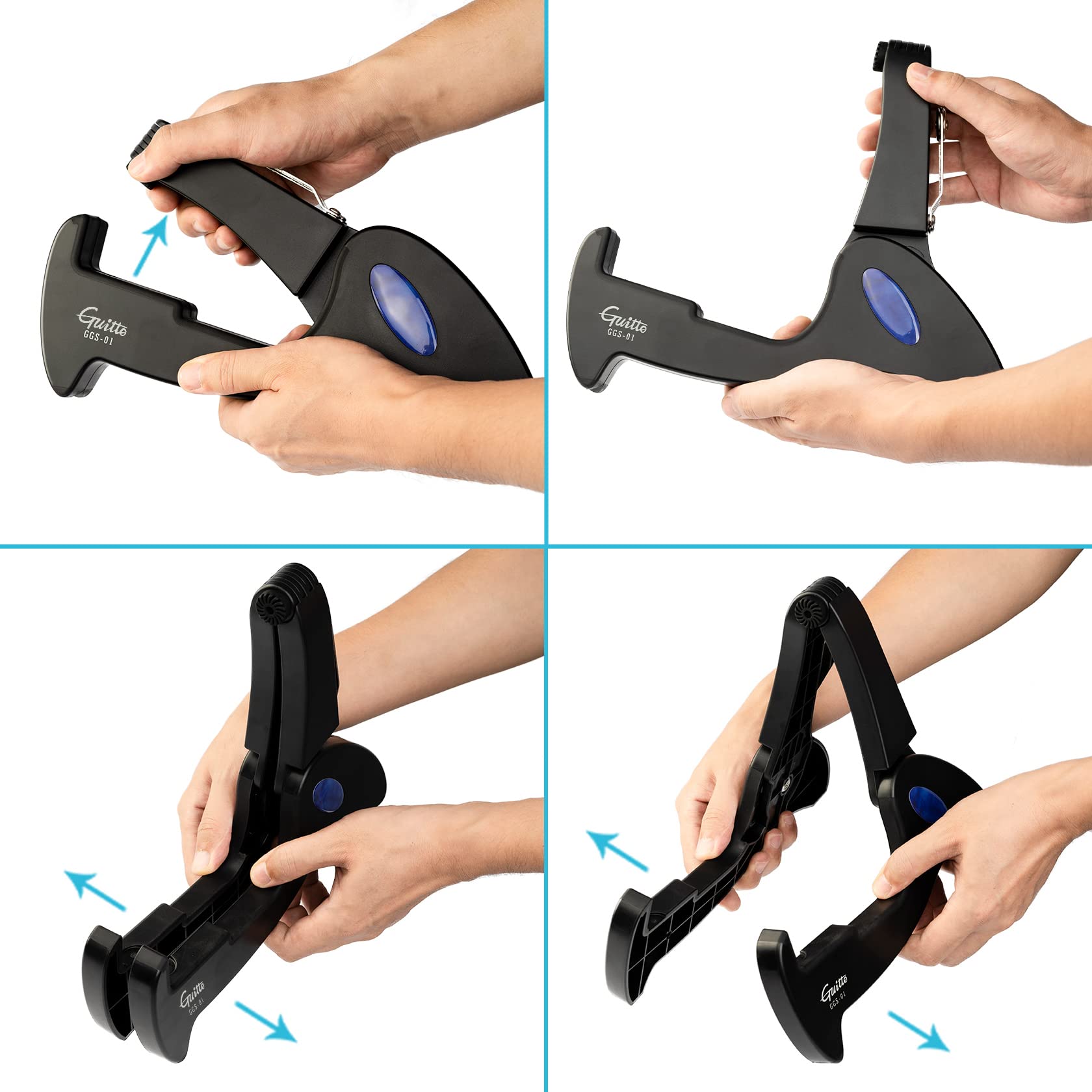 Universal Guitar Stand Folding   Guitto Guitar Tripod Adjustable A Frame Stand For Acoustic And Electric Guitars Instrument Hold