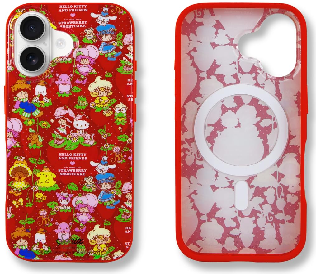 Sonix x Sanrio Case for iPhone 17 | Compatible with MagSafe | 10ft Drop Tested | Hello Kitty x Strawberry Shortcake