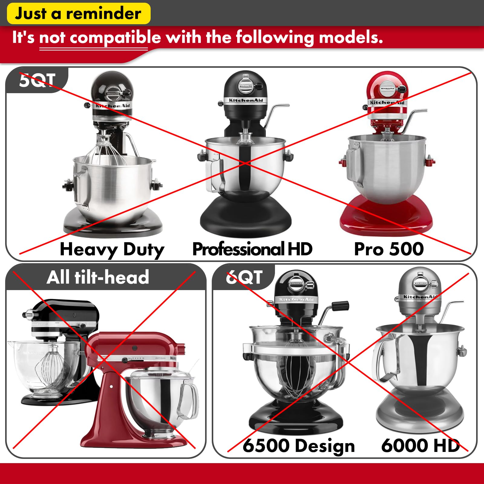 qAp Flat Beater for KitchenAid 5/6 Qt Bowl-Lift Mixers, Polished Stainless Steel, Dishwasher Safe, FB6 Replacement Paddle, Silver