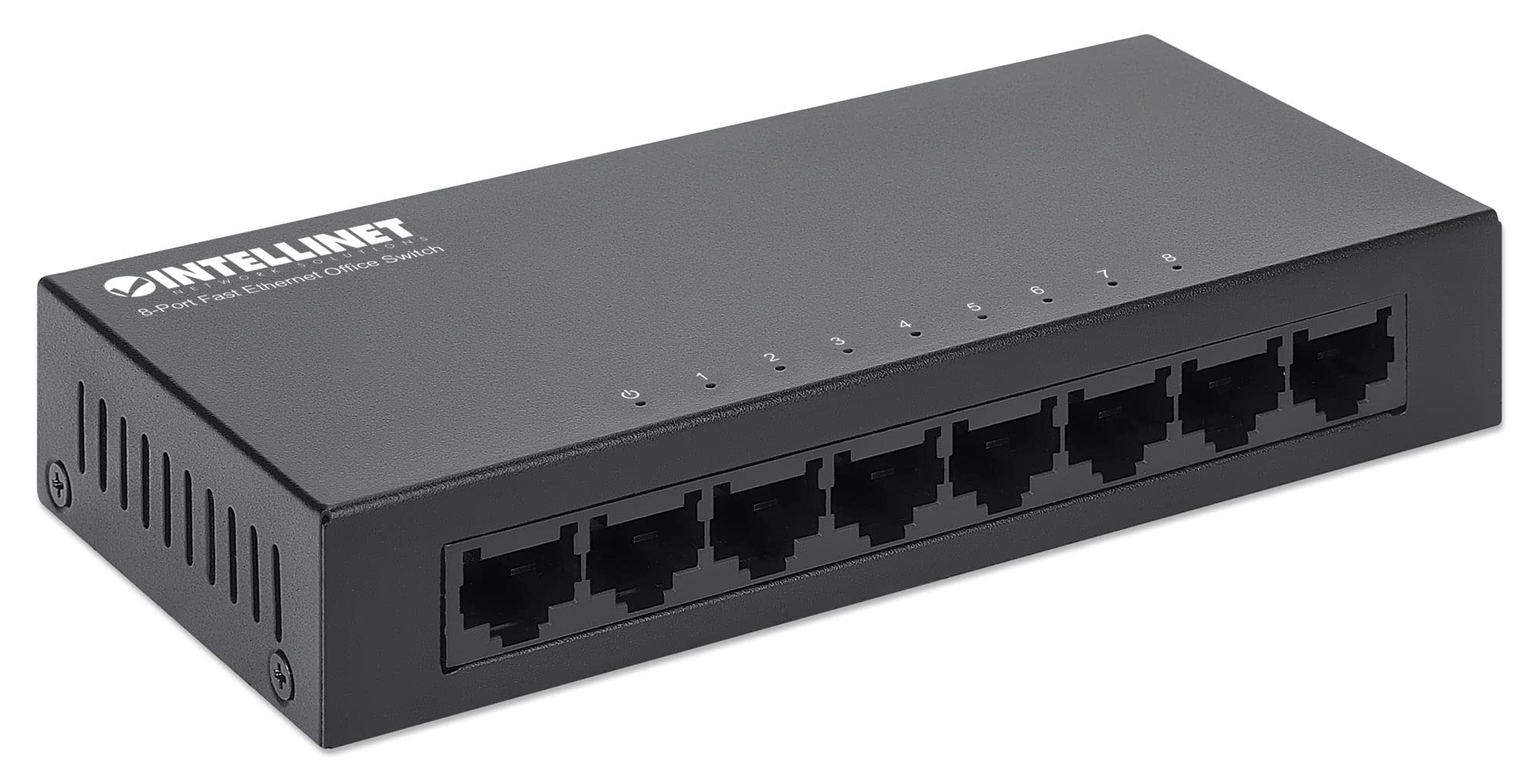 Intellinet 8 Port 10/100Mbps Fast Ethernet Office Switch (Metal) (523318)