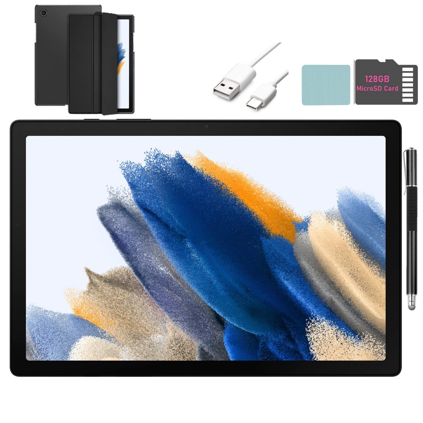SAMSUNG Galaxy Tab A8 10.5-inch Touchscreen (1920x1200) Wi-Fi Tablet Bundle, Octa-Core Processor, 3GB RAM, 32GB Memory, Bluetoot