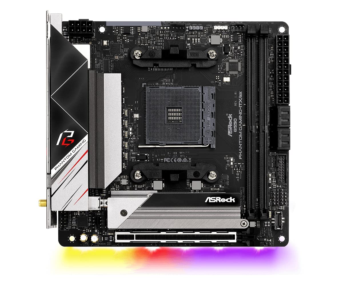 Asrock B550 Phantom Gaming Itx/Ax Supports 3Rd Gen Amd Am4 Ryzen