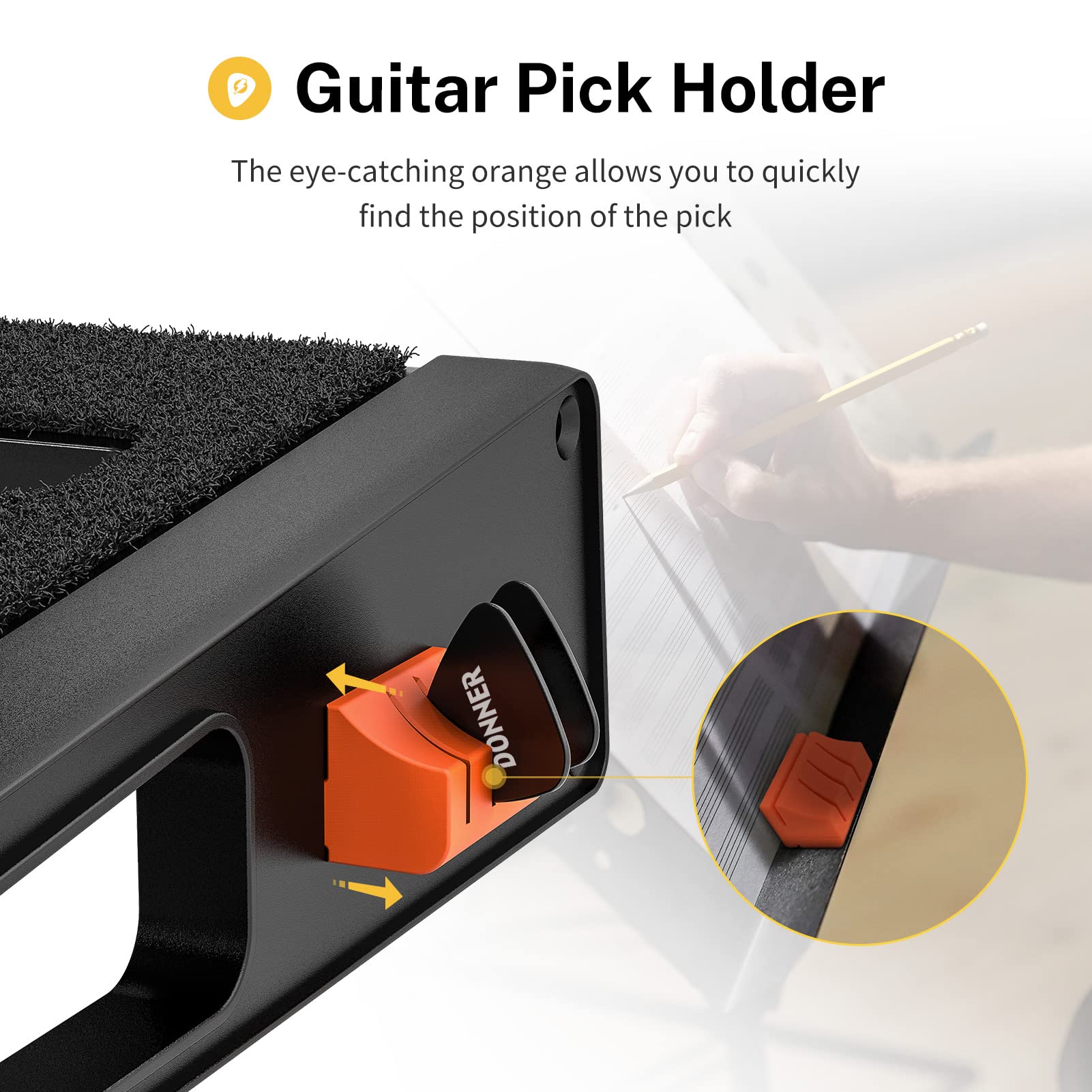 Donner Guitar Effects Pedal Board, Db-S200 Large Power Supply Pedalboard Set With Convertible Bag Backpack, 60 Adhesive Backed H