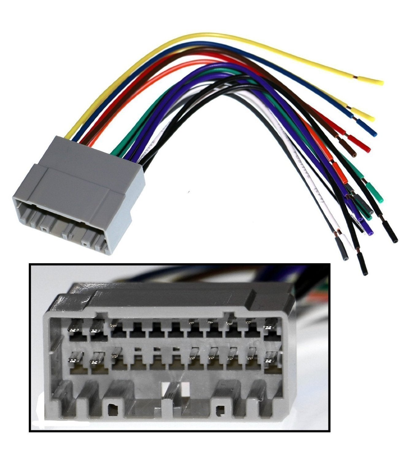 American Terminal At99 6516B Fits Compatible With 2005 07 Chrysler 300 Double Din Stereo Harness Radio Dash Kit