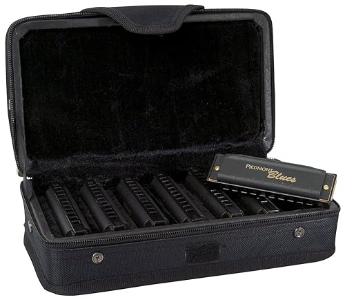 Hohner Pbh7 Piedmont Blues Harmonica Set   7 Pack