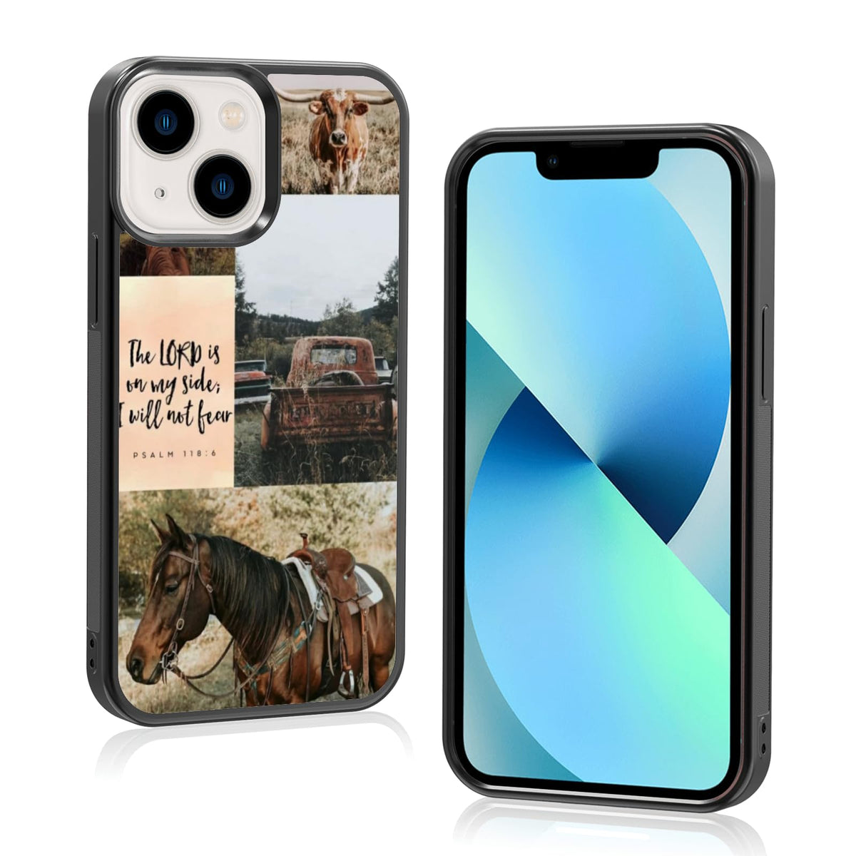 Traday Western Phone Case Compatible With Iphone 13 Mini Horse Phone Case
