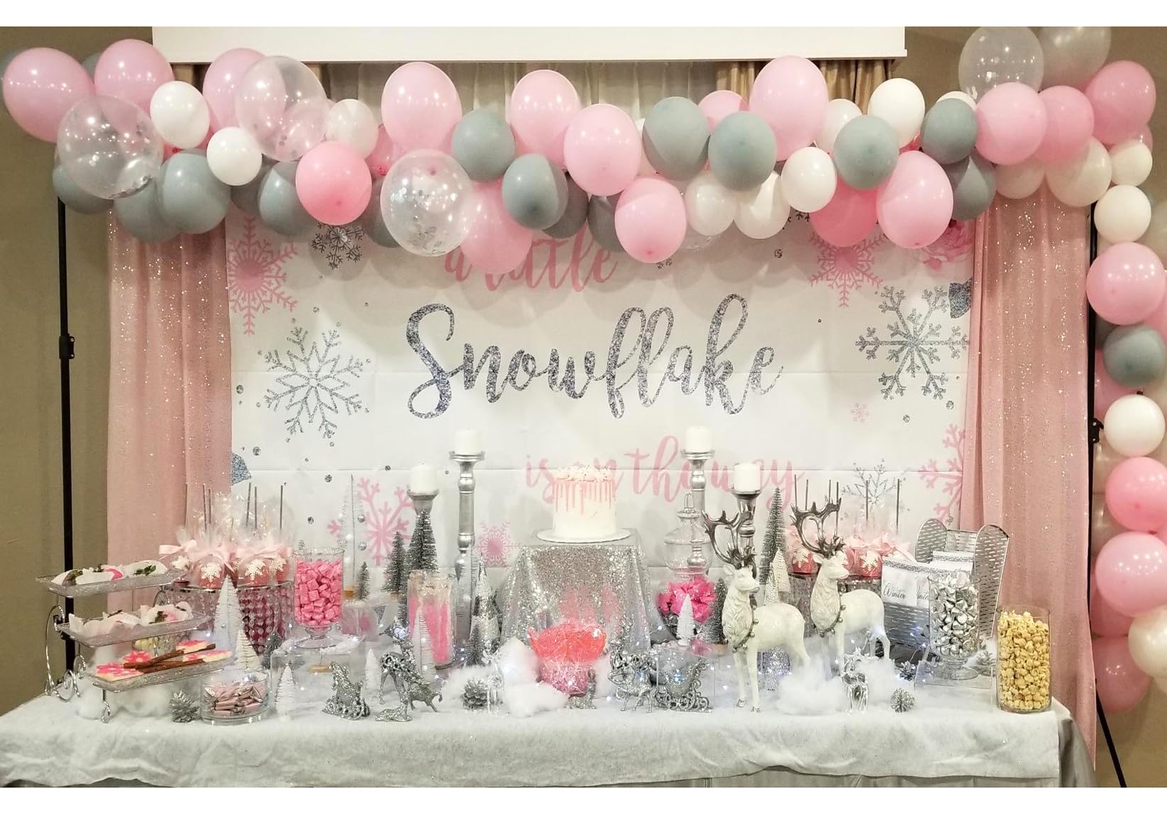 Tcbesto Pink Sequin Curtains 2Ftx8Ft 2 Panels Pink Sequin Backdrop Curtain For Parties Glitter Backdrop Photo Background For Wed