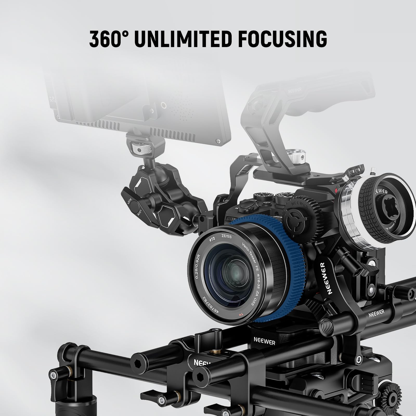 Neewer 14Pcs Seamless Follow Focus Gear Ring Set 0.8 Mod For 46.5 90Mm Lens, Compatible With Smallrig Compatible With Tilta Neew