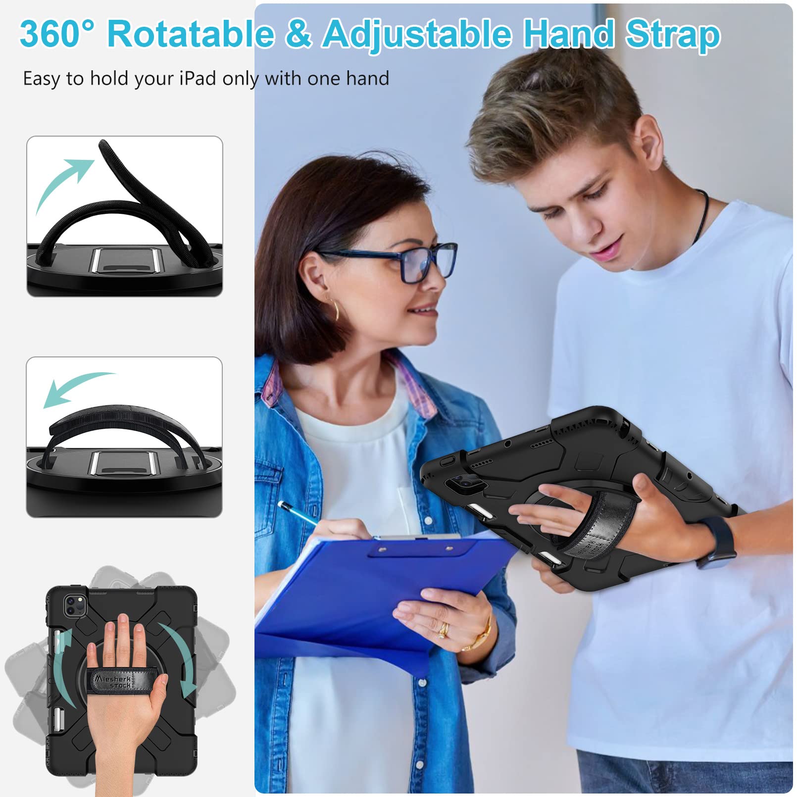 Case For Ipad Pro 11 Inch (2022/2021/ 2020/2018): Silicone Cover For Ipad 11 (4Th/ 3Rd/ 2Nd/ 1St) Generation With Screen Protect