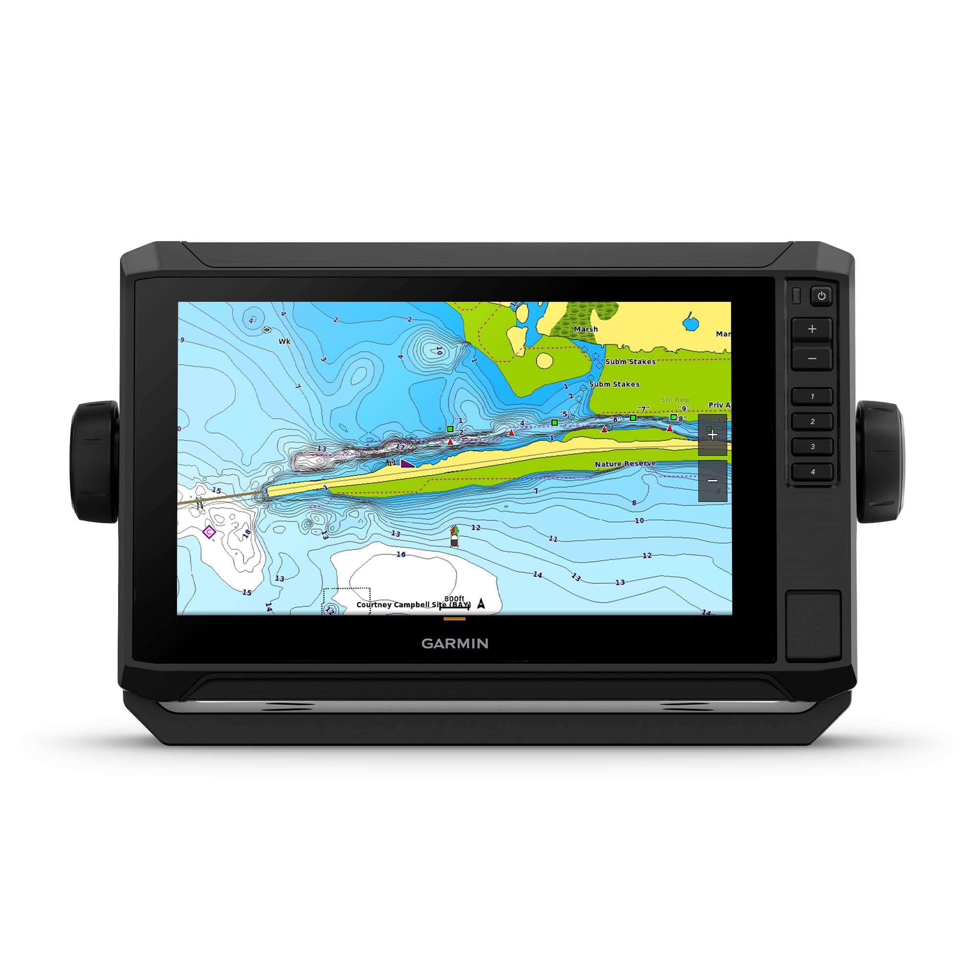 Garmin Echomap Uhd2 95Sv With Gt56 Transducer, 9'' Touchscreen Chartplotter, Garmin Navionics+ Canada Inland And Coastal