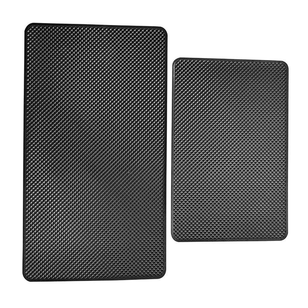 Thtrht 2 Pack Car Dashboard Non Slip Mat Sticky Grip Pad Magic Gripping Nano Pu Gel Front Dash Mounting Holder For Phone Radar D