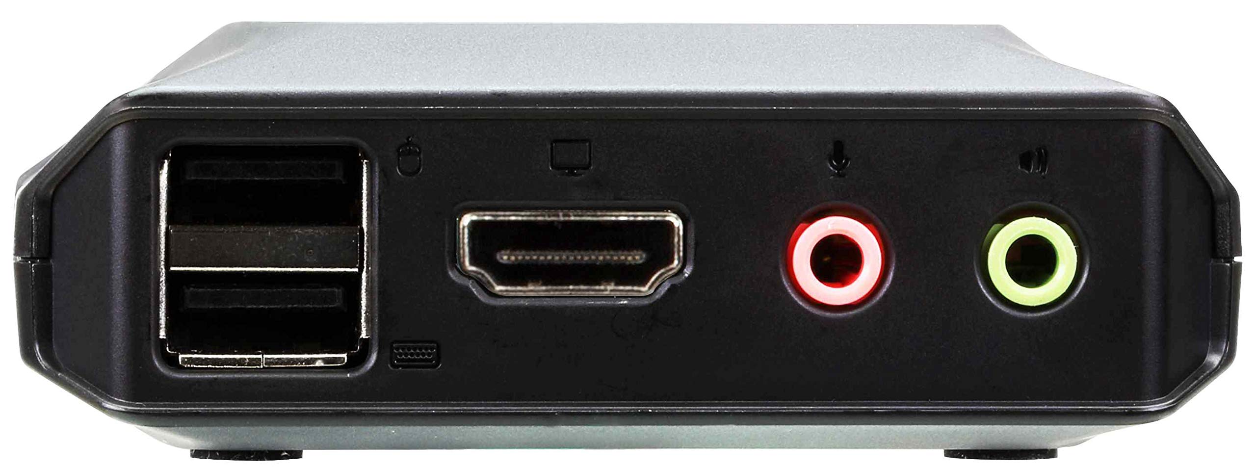 Aten Cs22H 2 Port 4 Ft Hdmi Cable Kvm Switch For 2 Pc Or Laptop Computers 2560 X 1440 144Hz   4K Dci 4096 X 2160 60Hz Video With