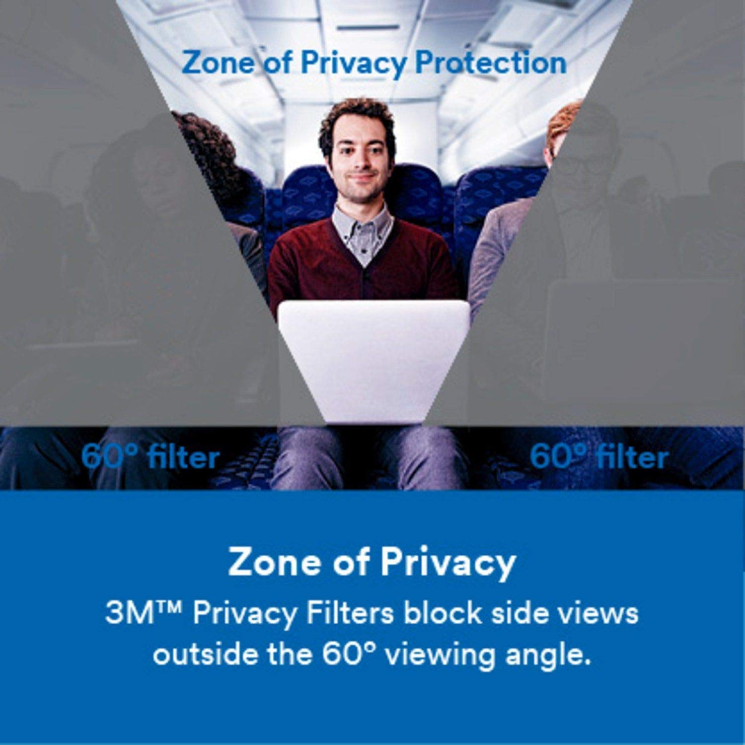 3M Privacy Filter For 34 Dell U3415W Monitor (Pf340W2E), Black