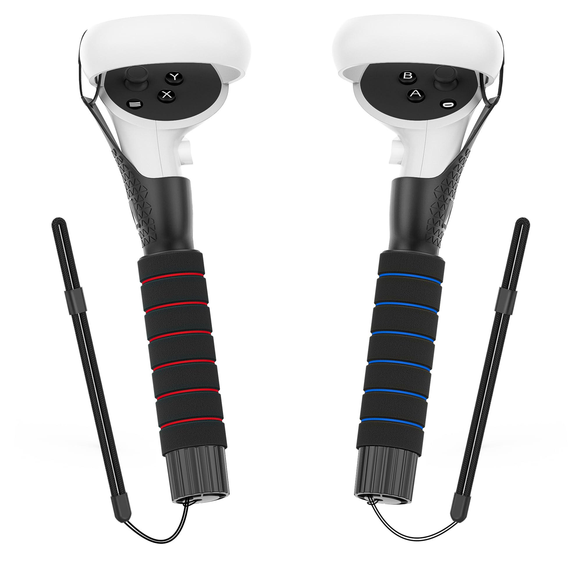 Amvr Handle Attachments Accessories For Quest 2/Quest/Rift S Controllers Extensions, Vr Gorilla Tag Long Arms Extension Grip,Com