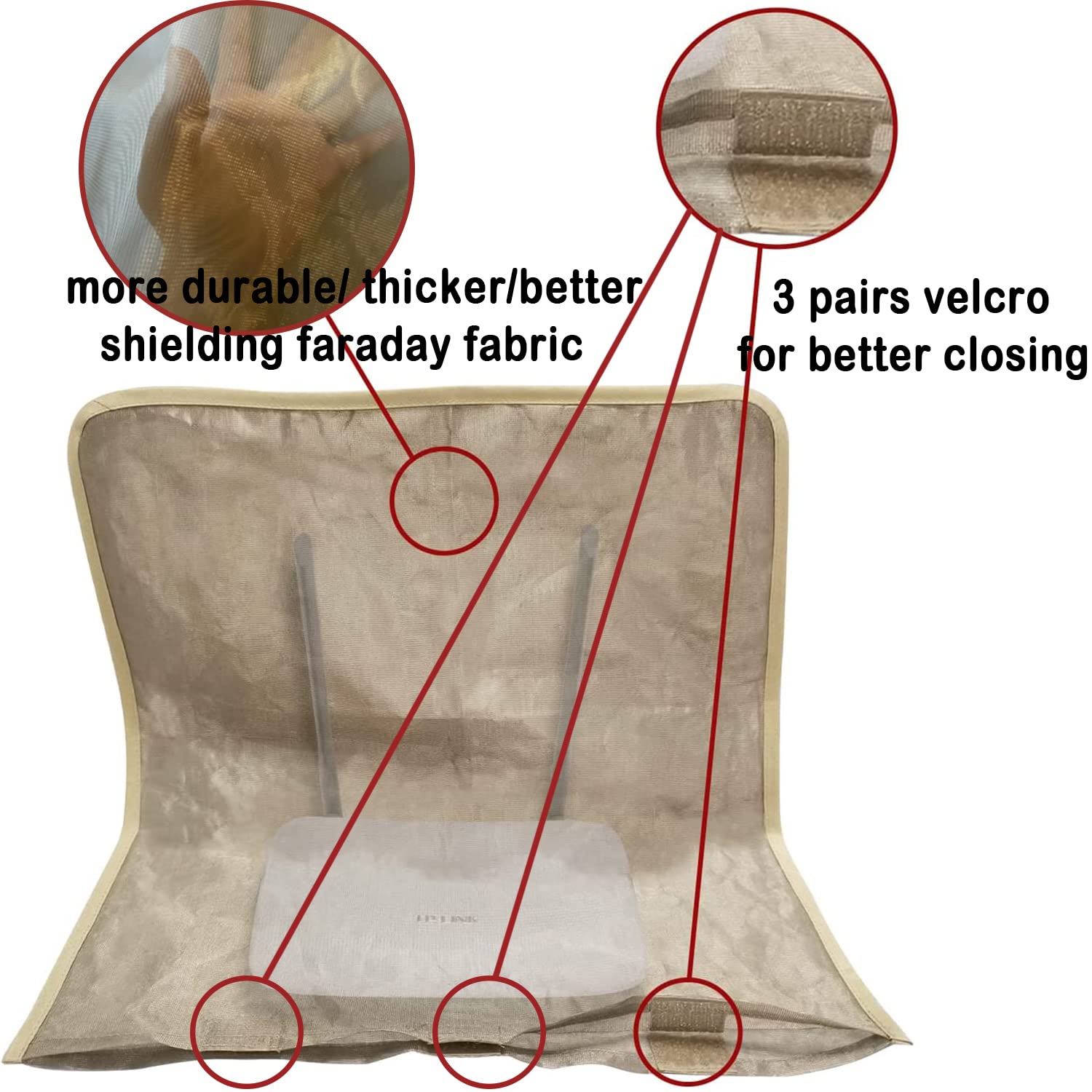 Wifi Router Cover,Smart High Protection Router Cover, Versatile Shielding Wifi Guard(14In X 15.5In)