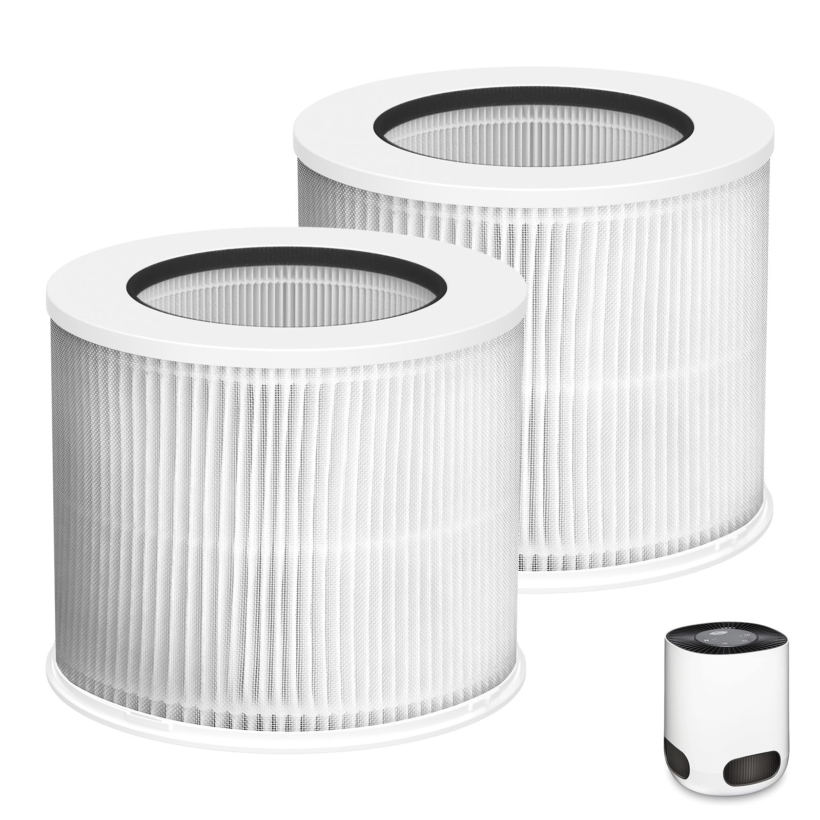 12020 Filter Replacement Compatible With Clorox Tabletop Air Purifier Model # 11020 And Clorox Tabletop Smart Air Purifier Model