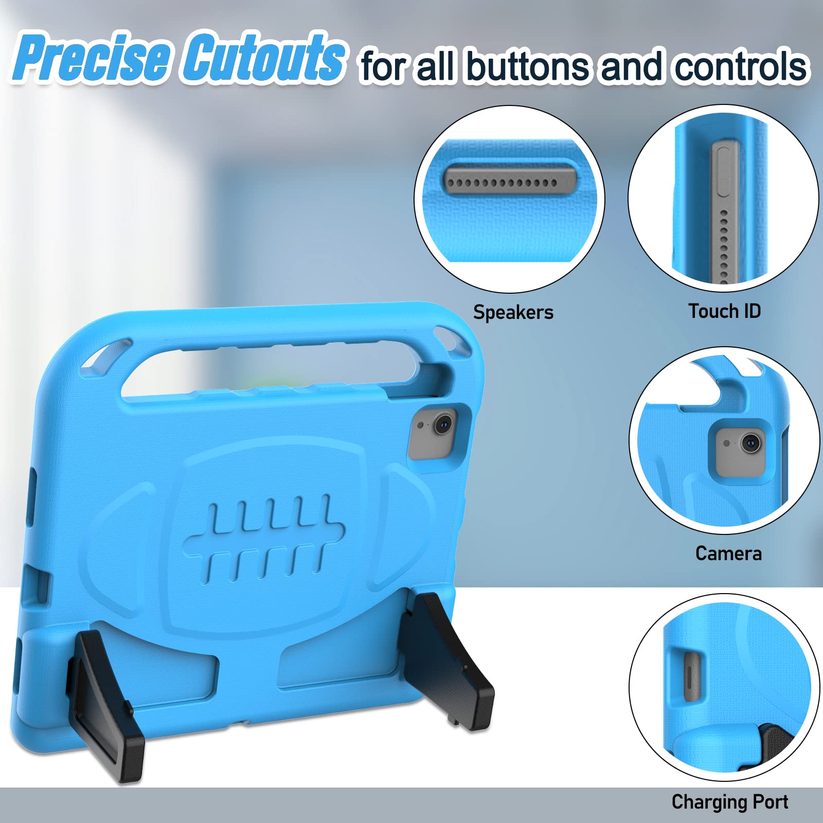 Ltrop Case For Ipad Air 5Th/4Th Generation(2022/2020), Ipad Pro 11 Case 2022/2021/2020/2018, Built In Screen Protector, Shockpro