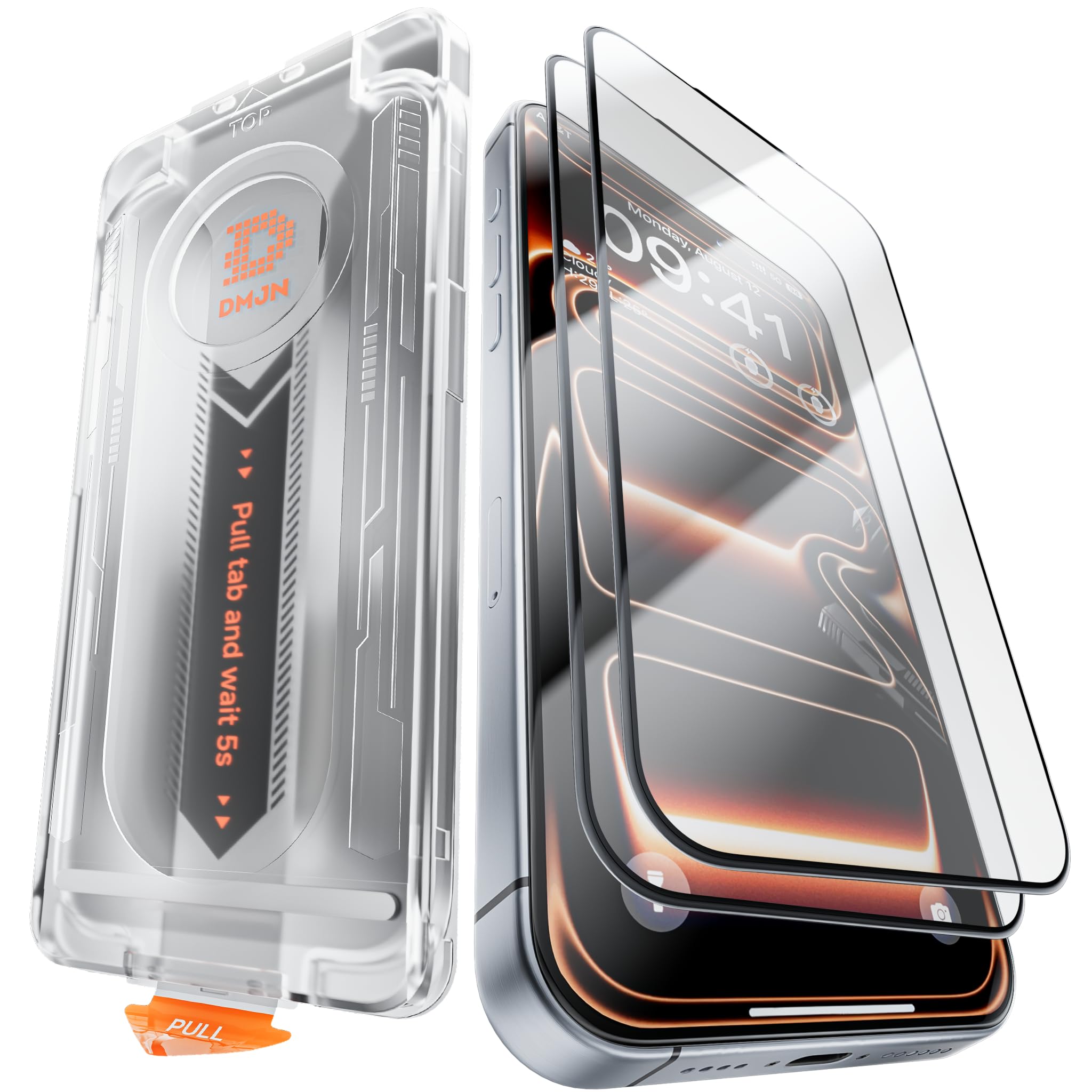 DMJN UNBREAK 9H+ TOP for iPhone 17 Pro Max Screen Protector (N0.1 Military Grade Shatterproof) Screen Protector 17 Pro Max Tempe